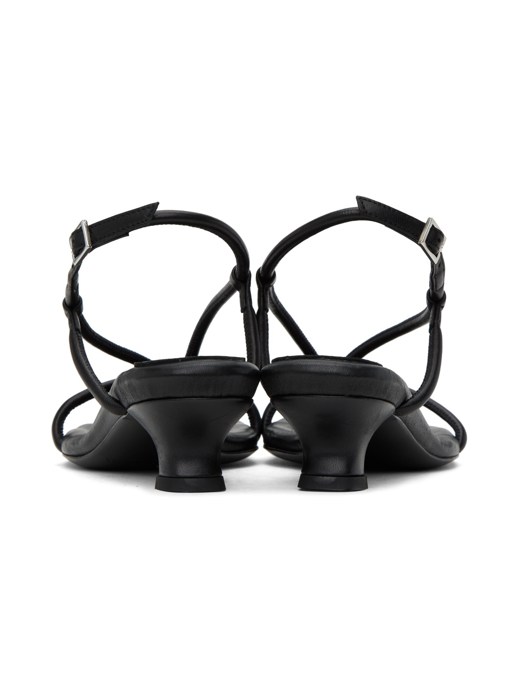 Black Tevi Heeled Sandals - 2