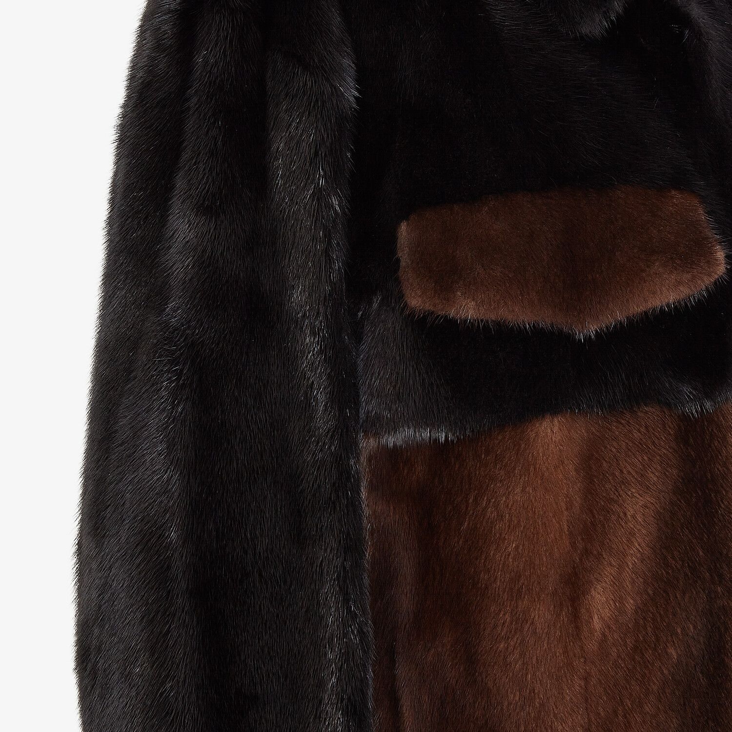 Brown mink jacket - 3