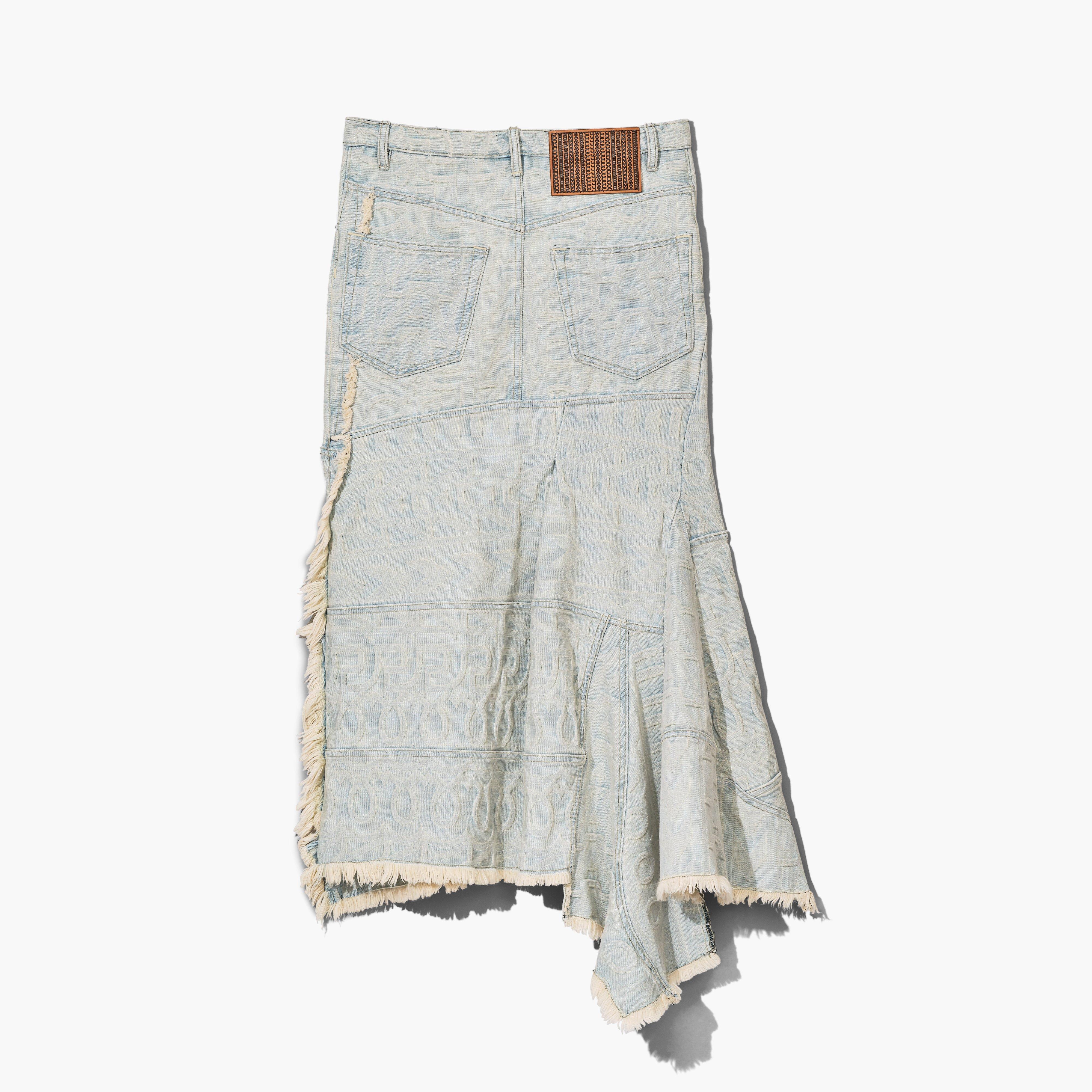 THE MONOGRAM DENIM SKIRT - 8