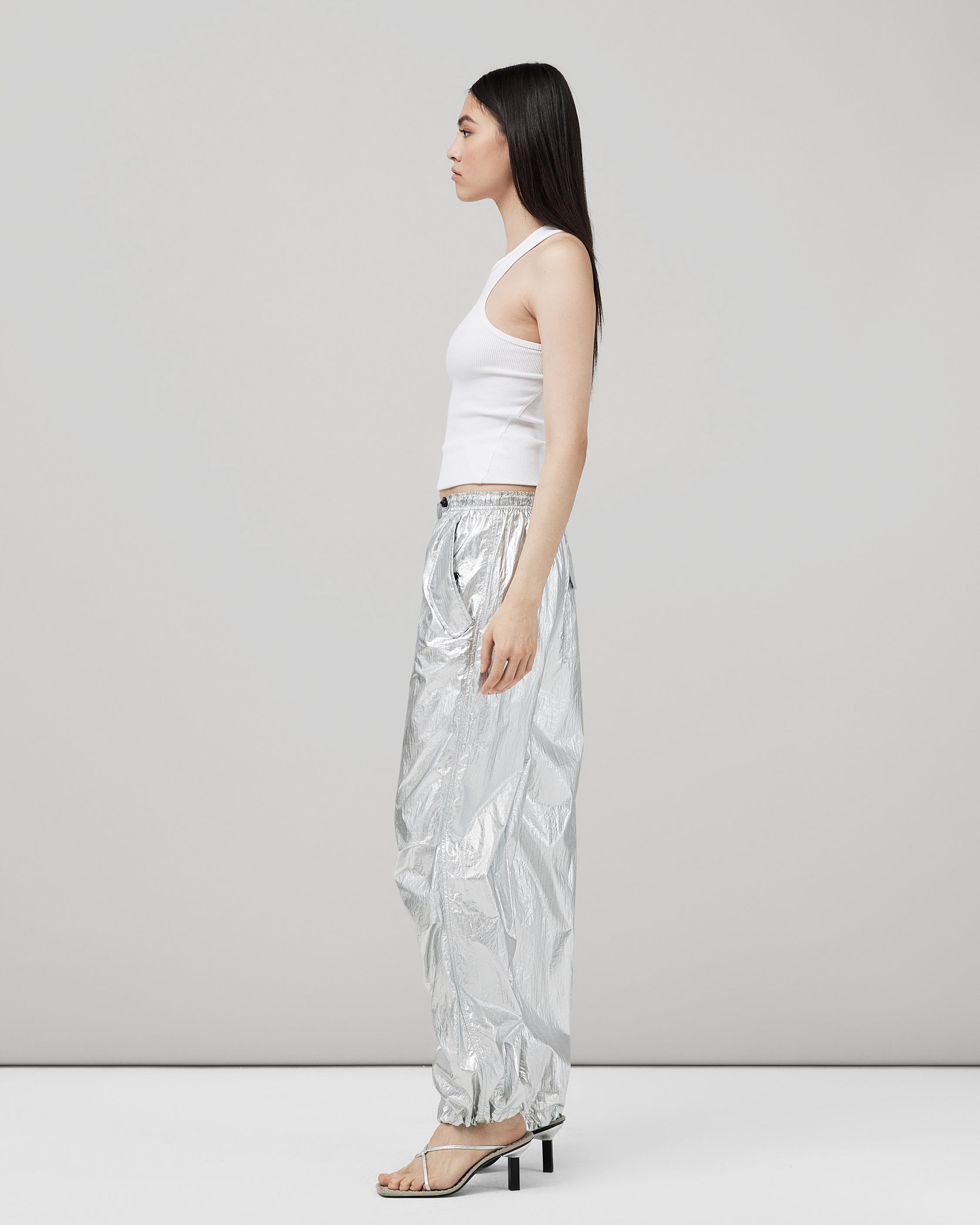 Becky Metallic Nylon Flight Pant
Relaxed Fit Pant - 4