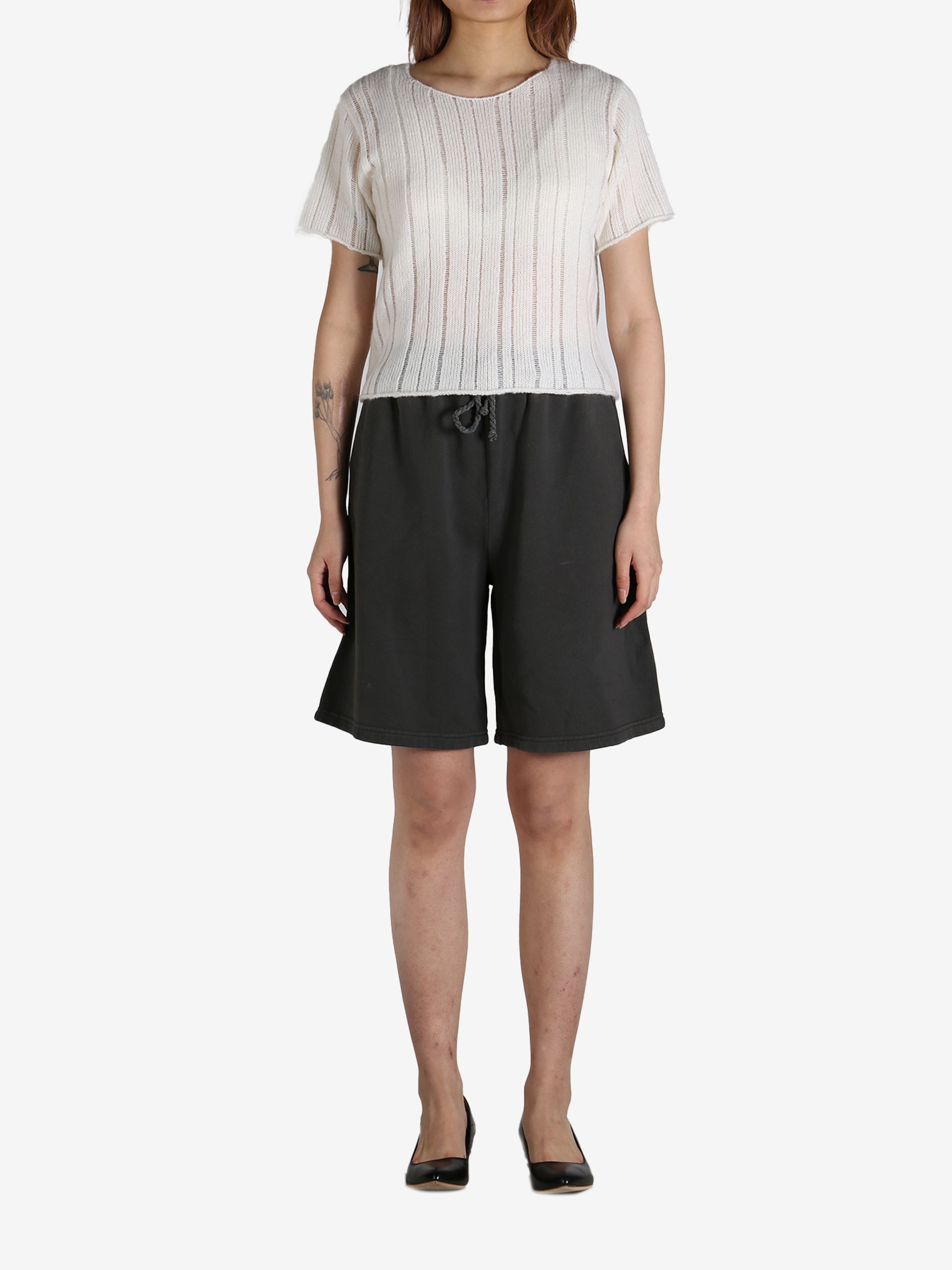 THE ELDER STATESMAN - Women Drop Needle SS Tee - 4