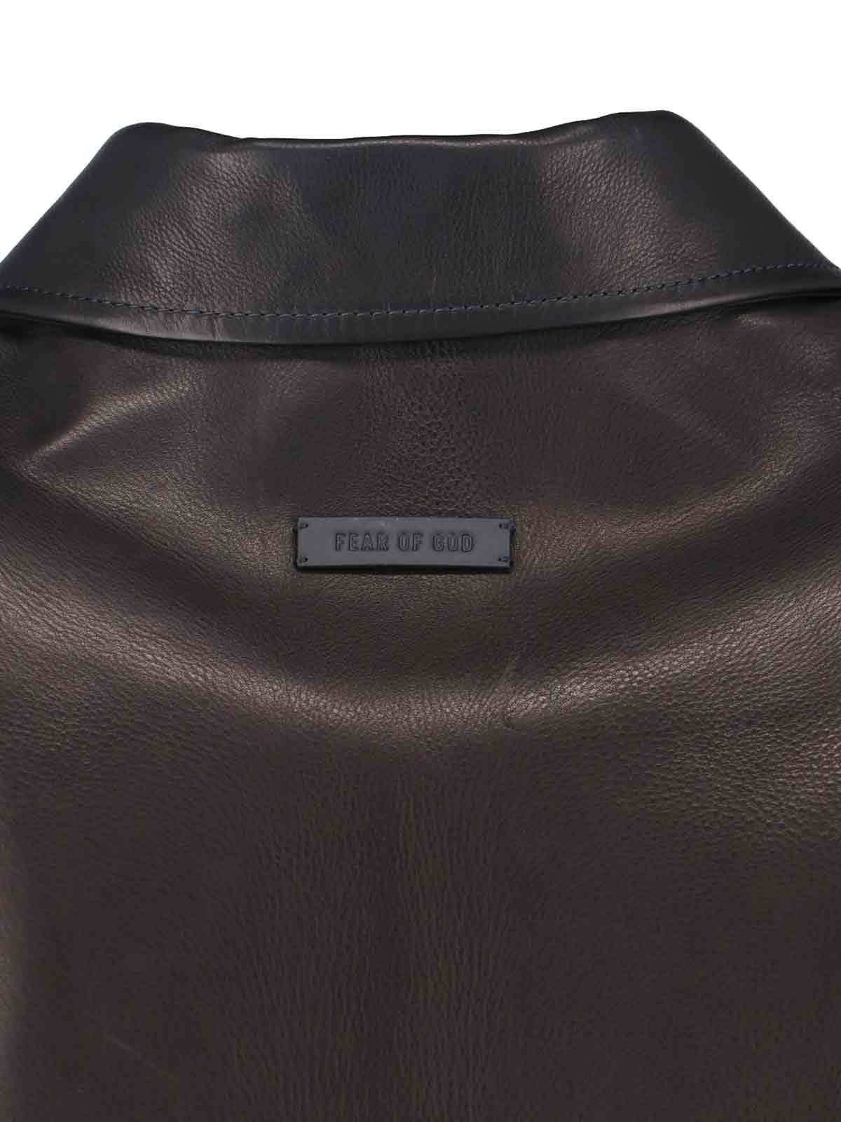 CALF LEATHER JACKET - 3