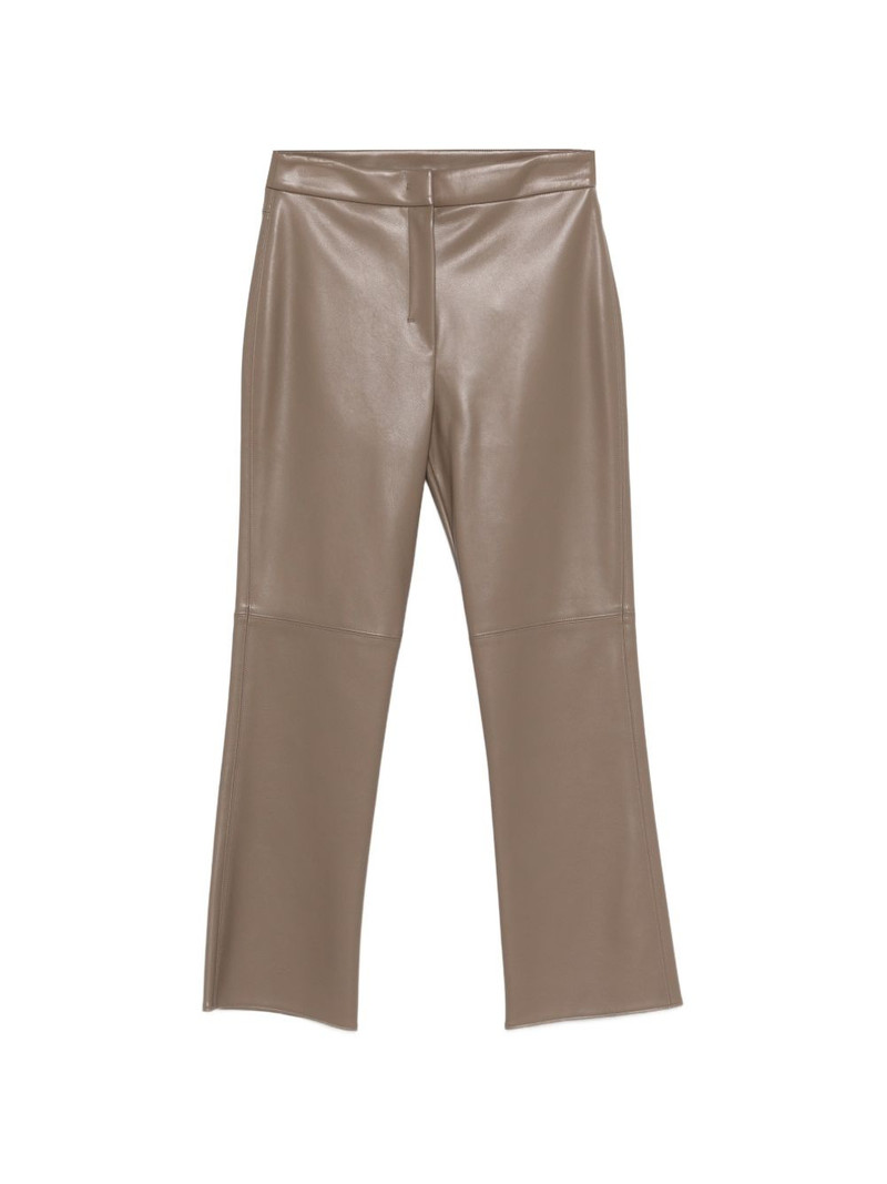faux leather trousers 1