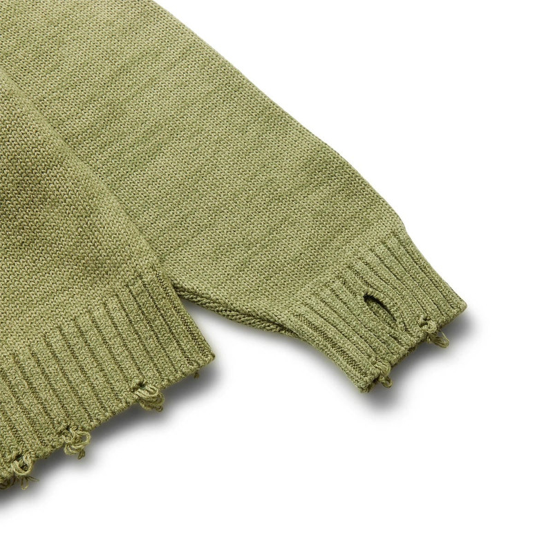 5G COTTON KNIT RAINBOWY PATCH CREW SWEATER 3