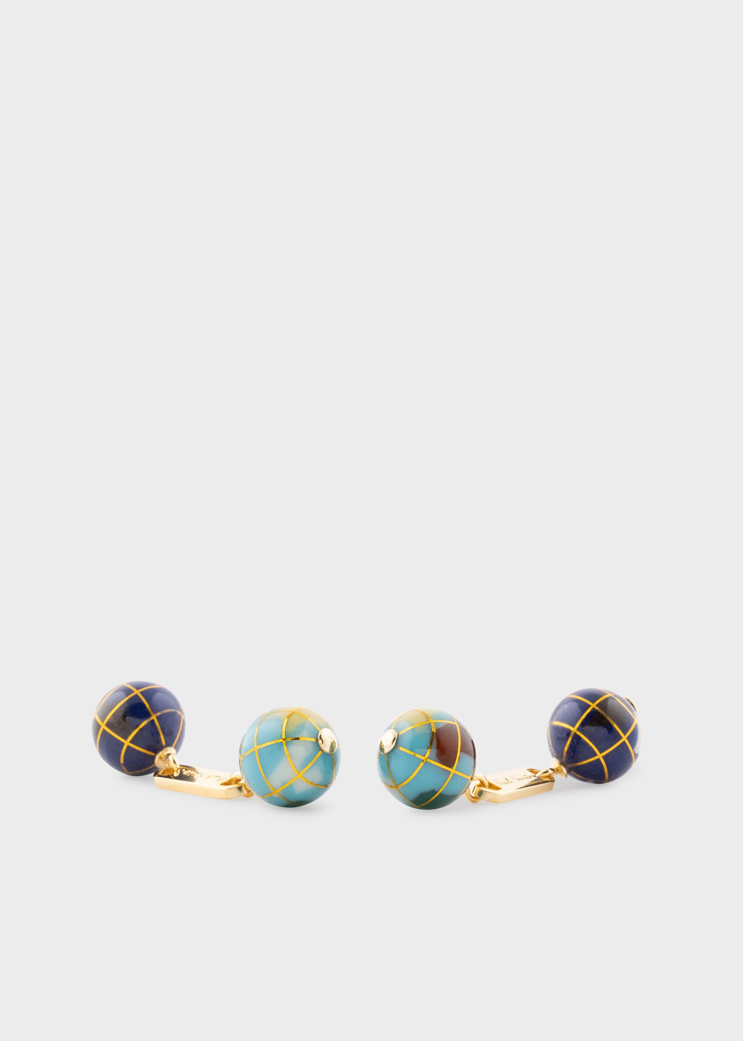 Double Globe Linked Cufflinks - 1