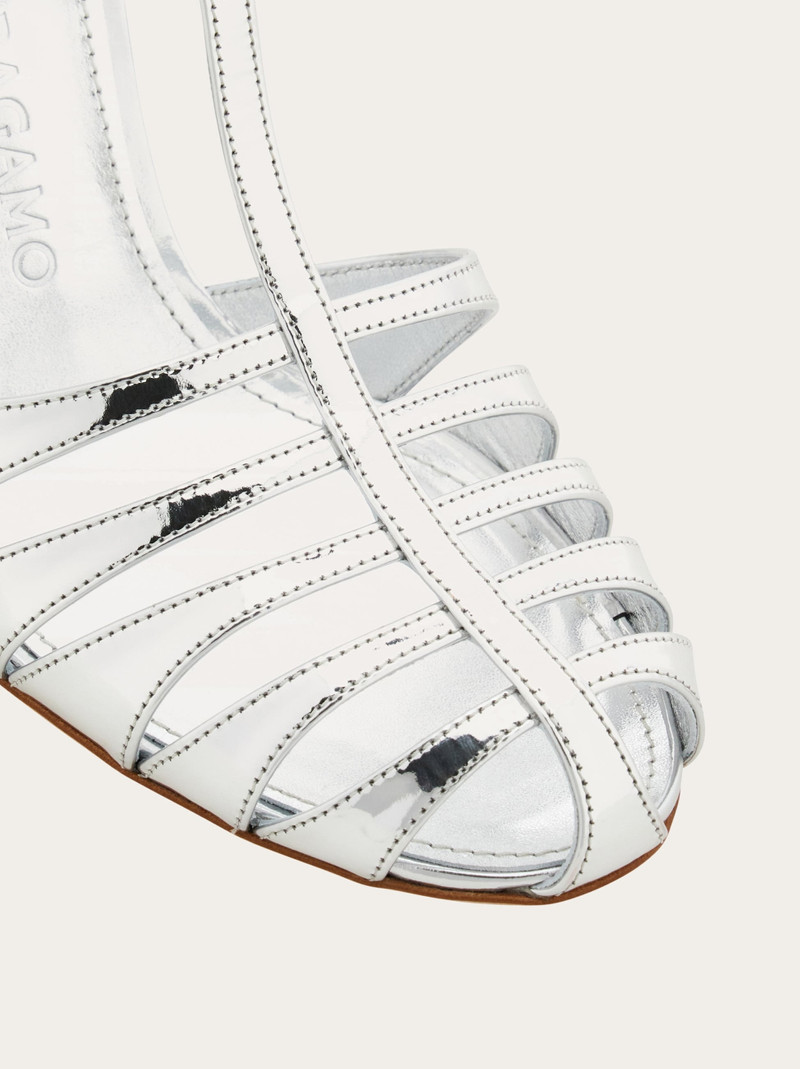 Cage stiletto sandal 6