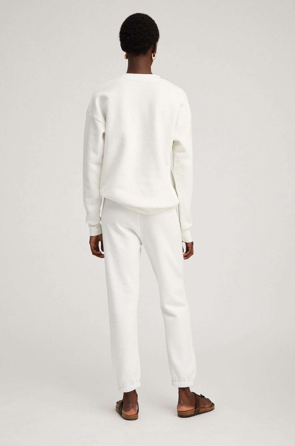 WHITE LOGO SWEATSHIRT - 3
