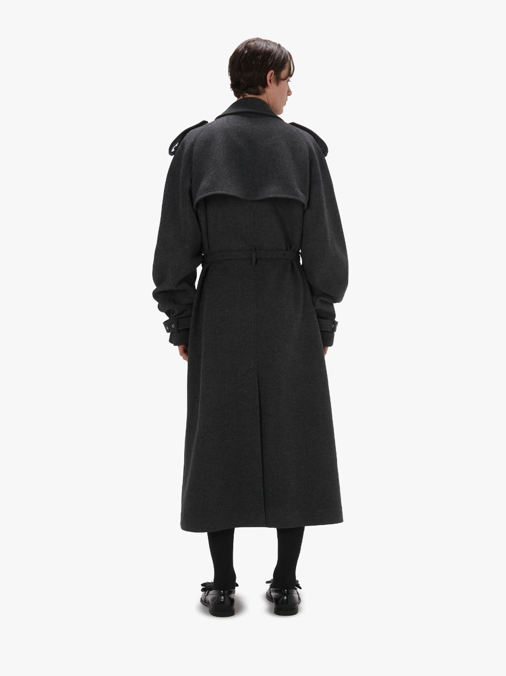WOOL TRENCH COAT - 3