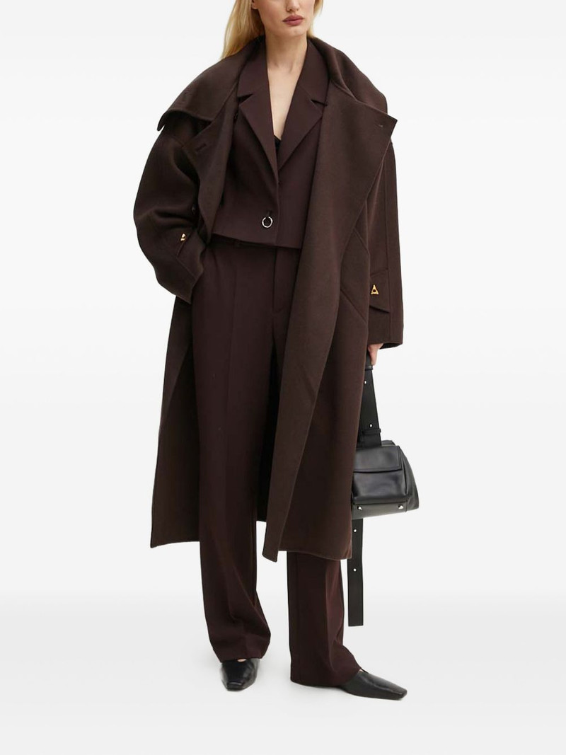 AERON pinstripe ring-detail trousers outlook