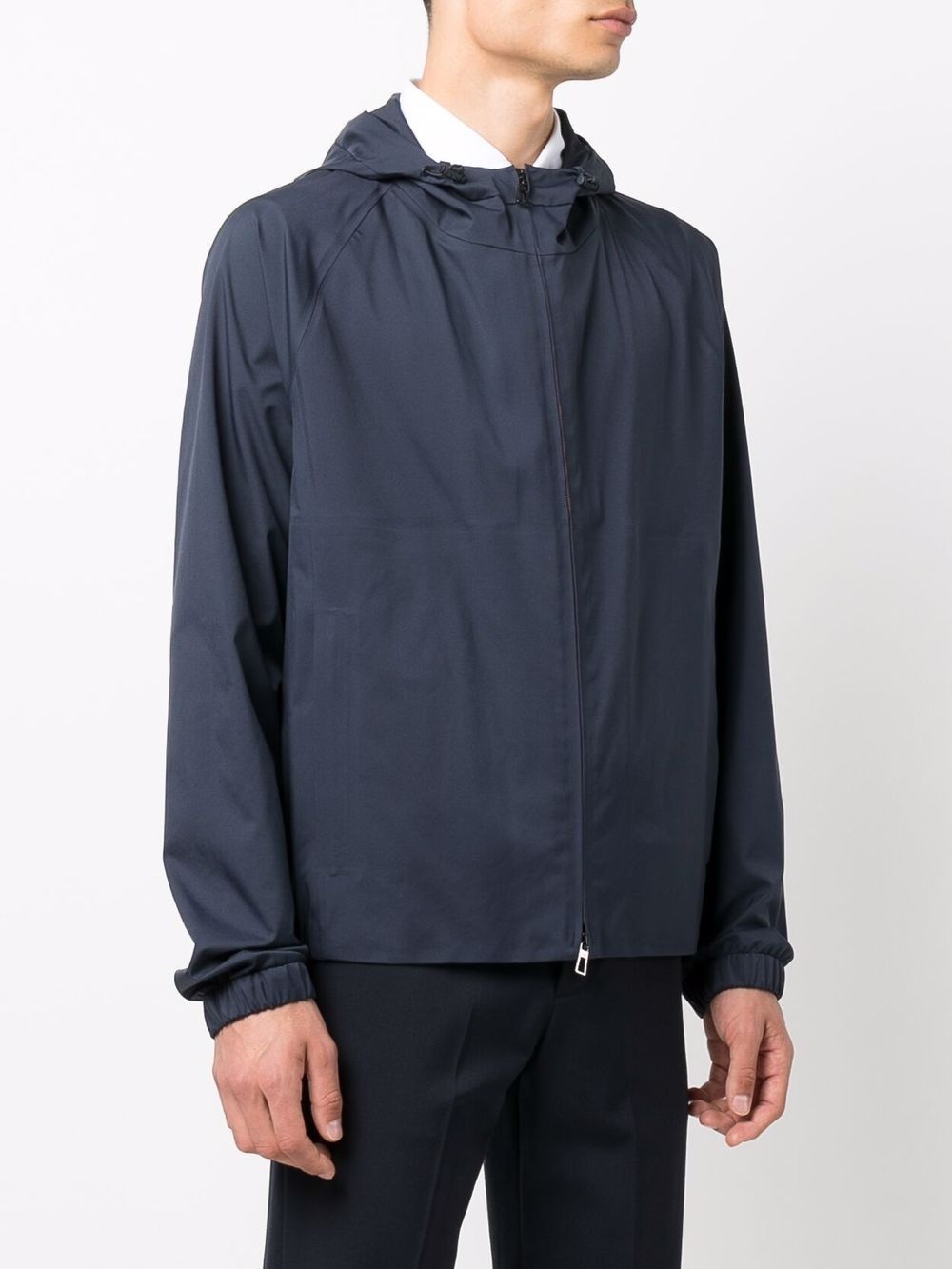 zip-up hooded jacket - 3