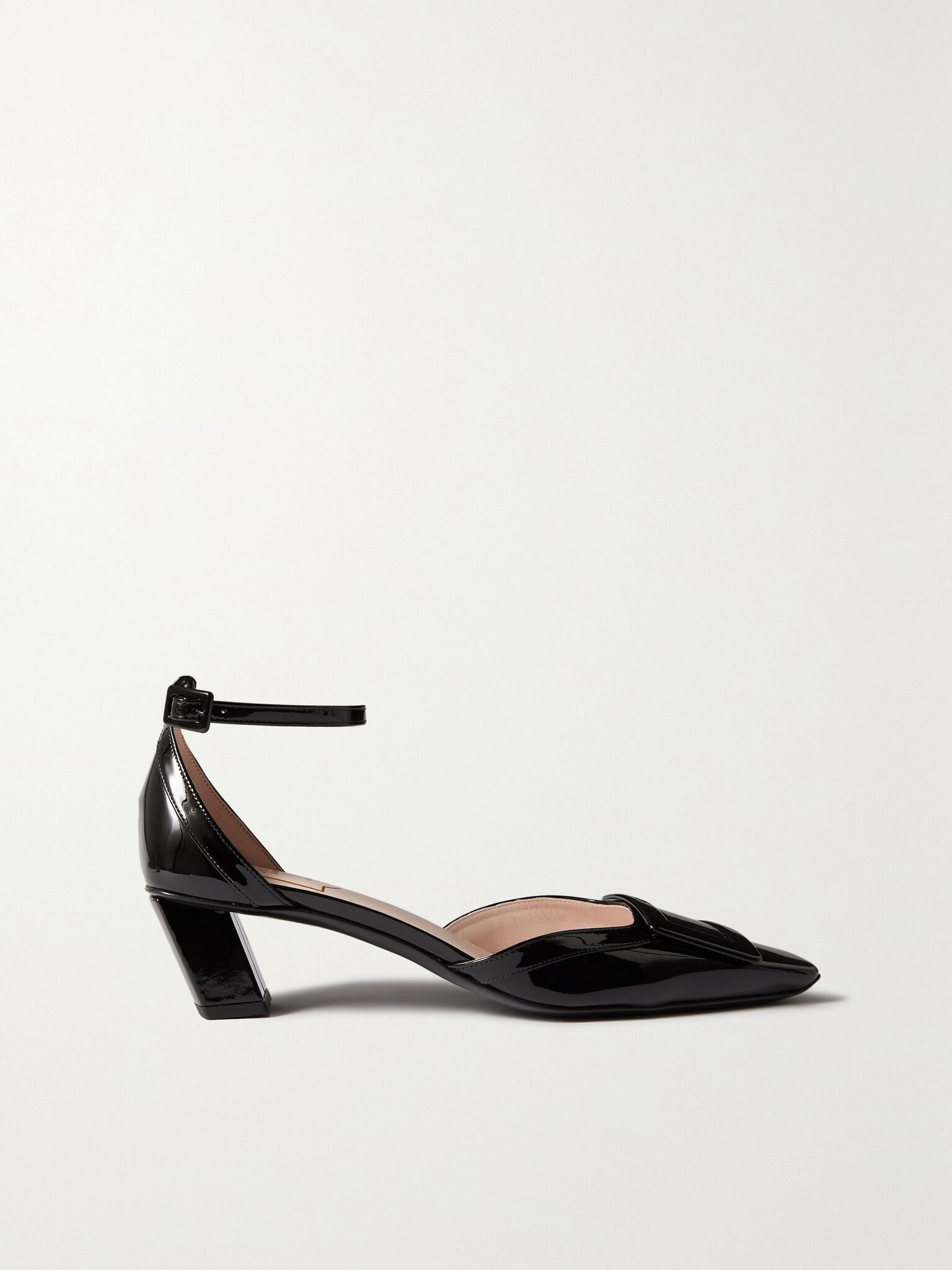 Belle Vivier 45 patent-leather pumps Black - 1
