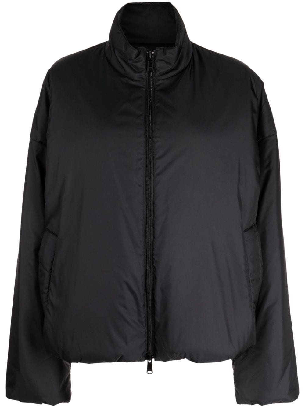 zip-up puffer jacket - 1