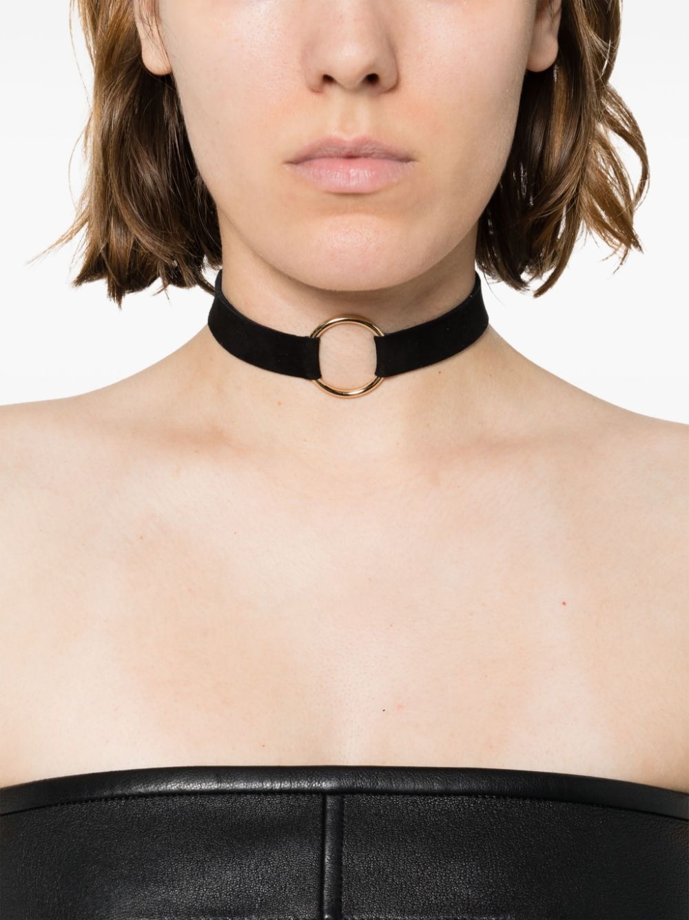 Marla suede choker necklace - 2