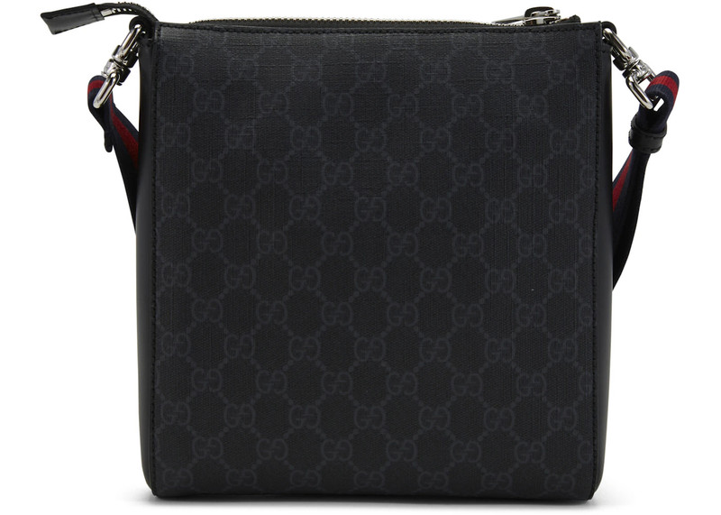 GUCCI Gucci Messenger GG Supreme Small Black/Grey outlook