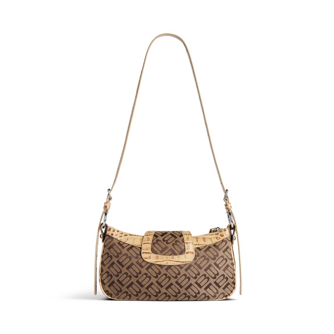 Women's Essex Small Shoulder Bag in Ebony/beige/mustard - 4