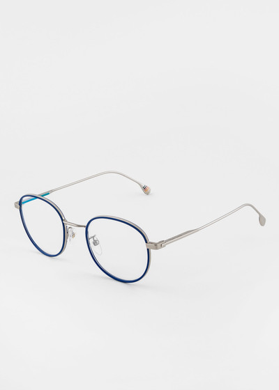 Paul Smith Matte Silver 'Drury' Spectacles outlook