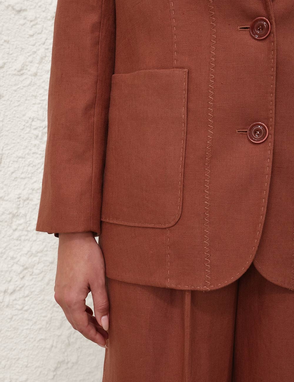 ILLUMINATE LINEN JACKET - 5