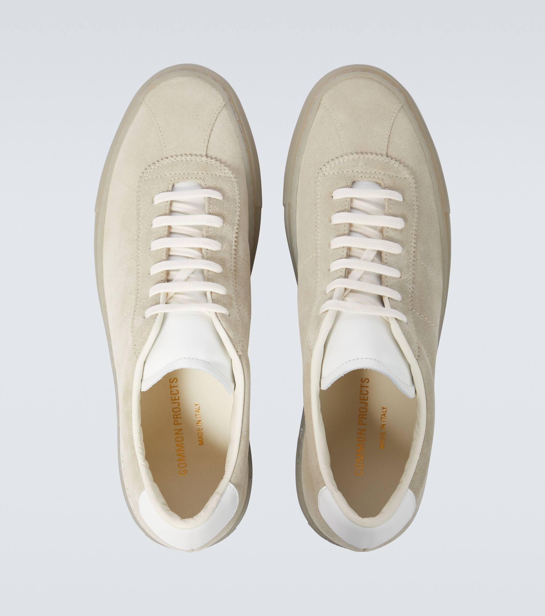 Tennis 70 low-top suede sneakers - 4