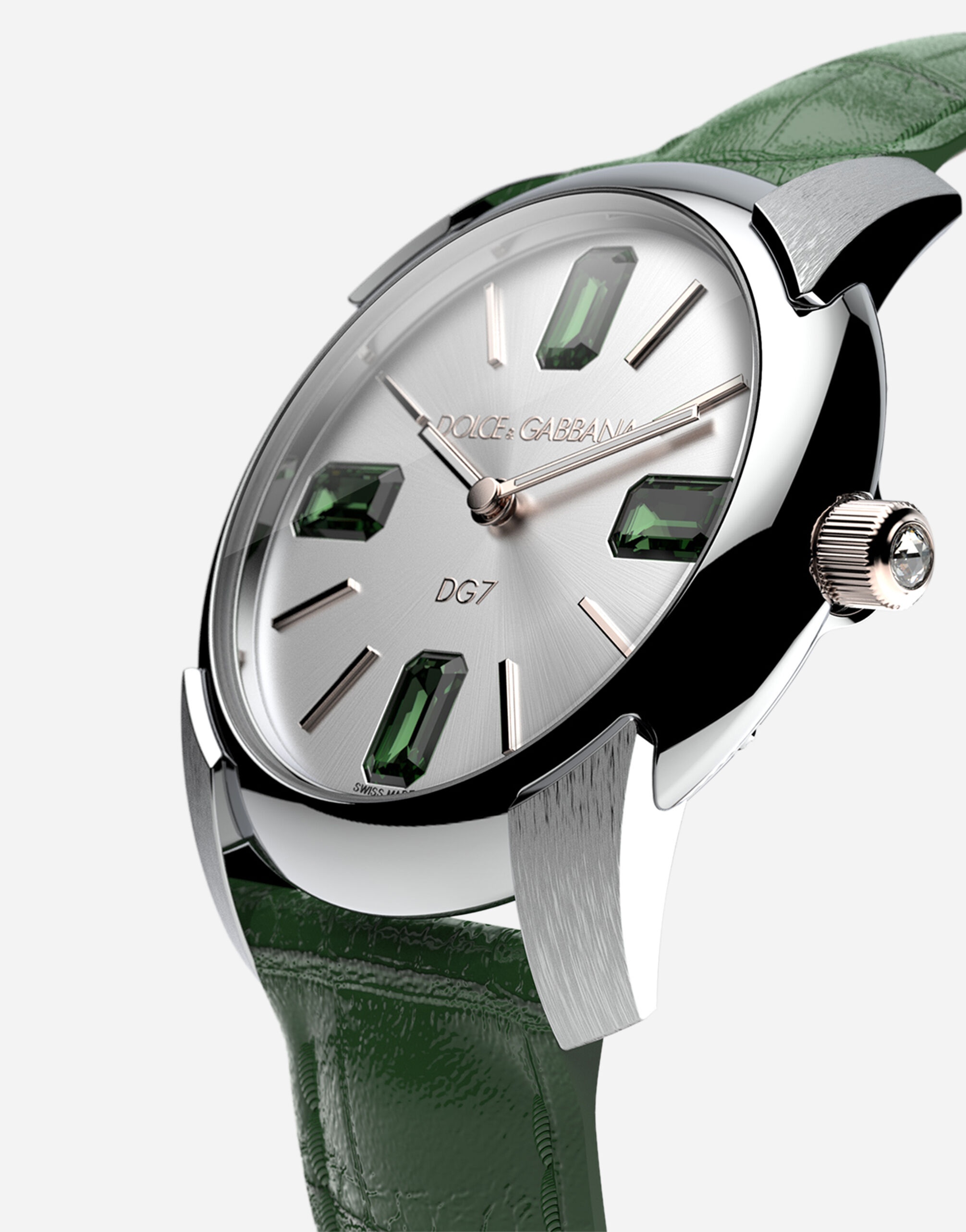 Watch with alligator strap - 3