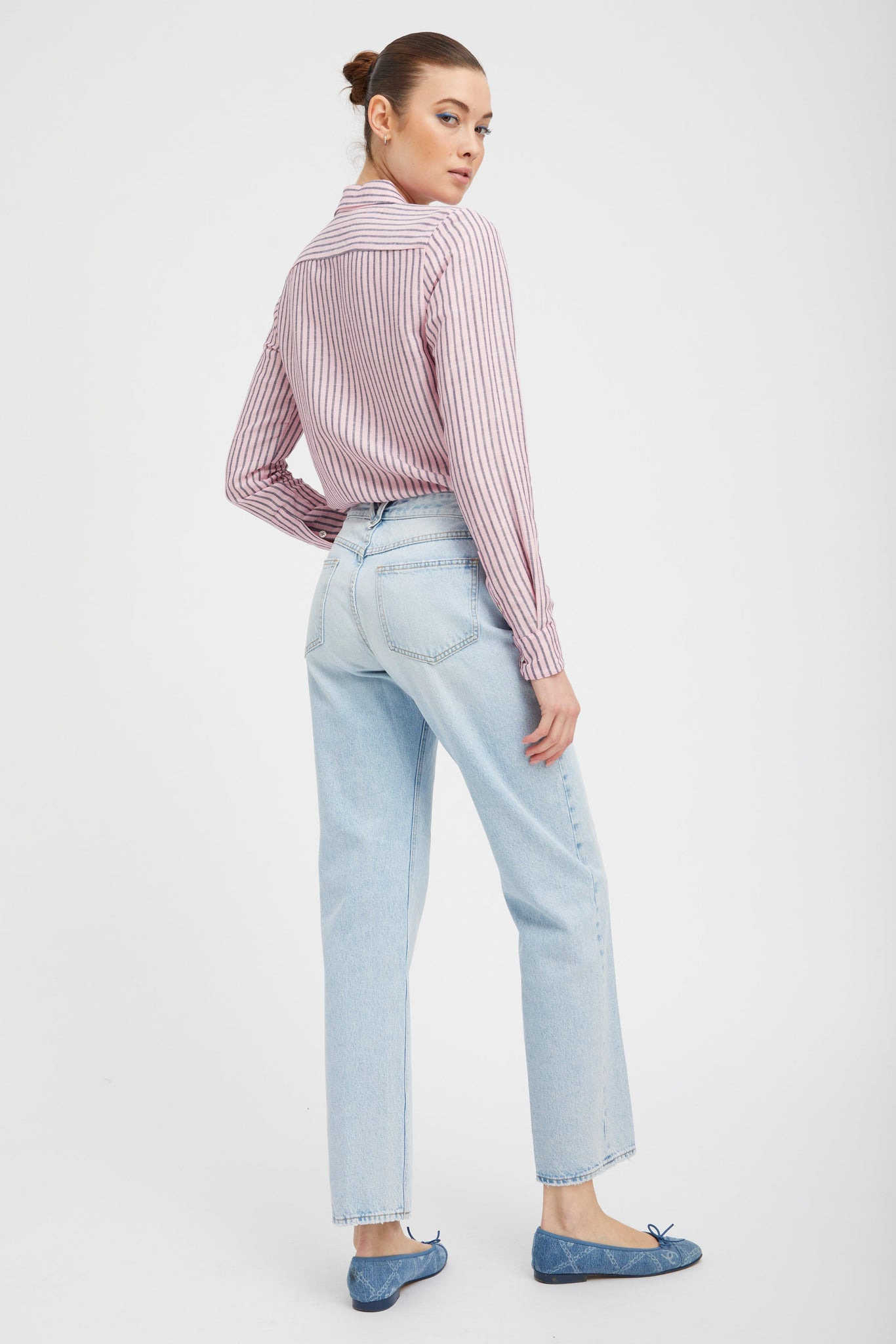FARAH CROPPED SLIM BOYFRIEND DENIM - 4