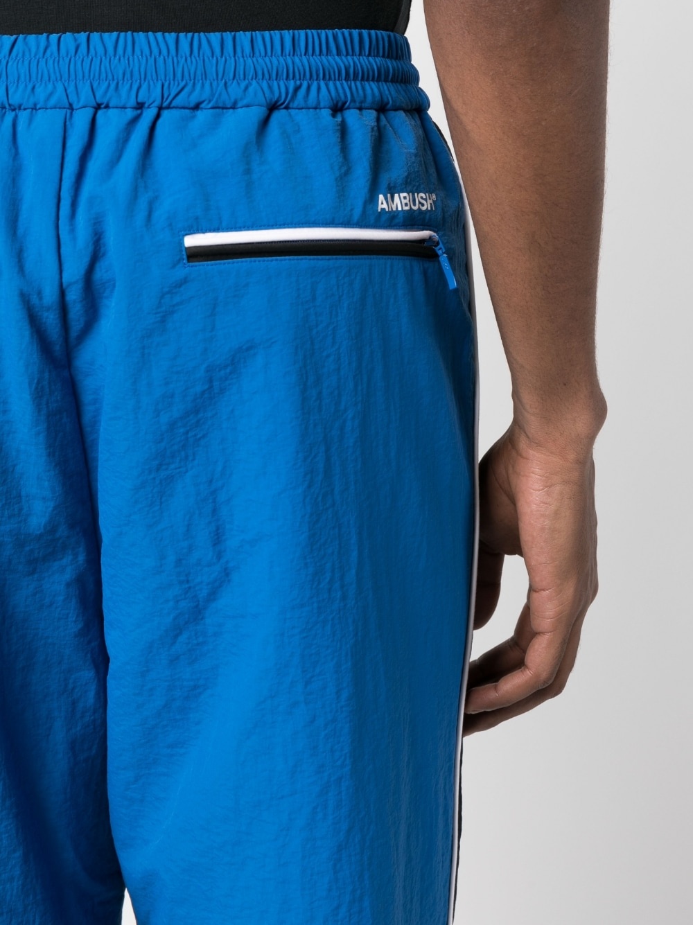 stripe-detailing logo-print track pants - 6