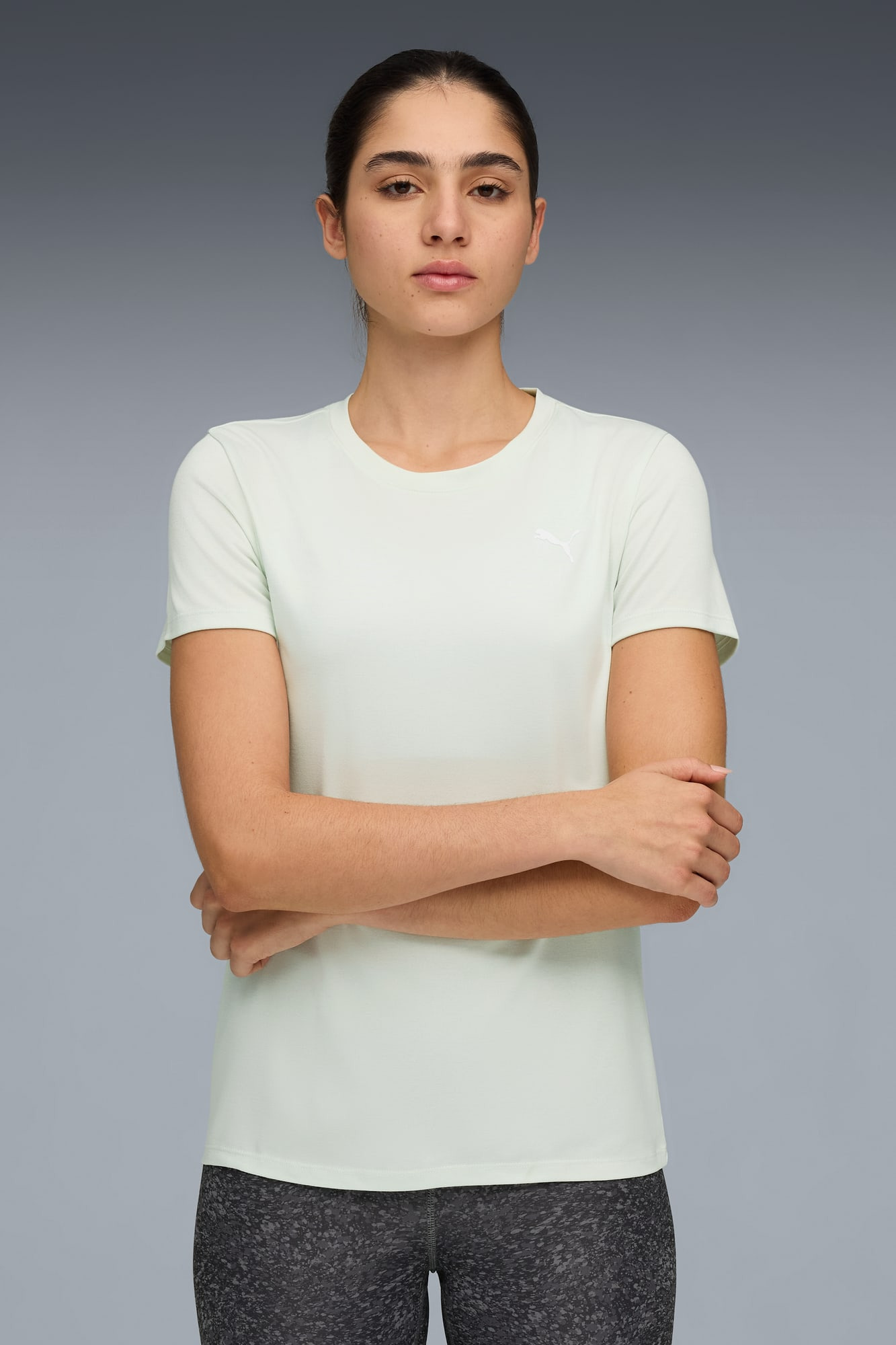 Train All Day Essentials Women's Heather Training Tee - 3