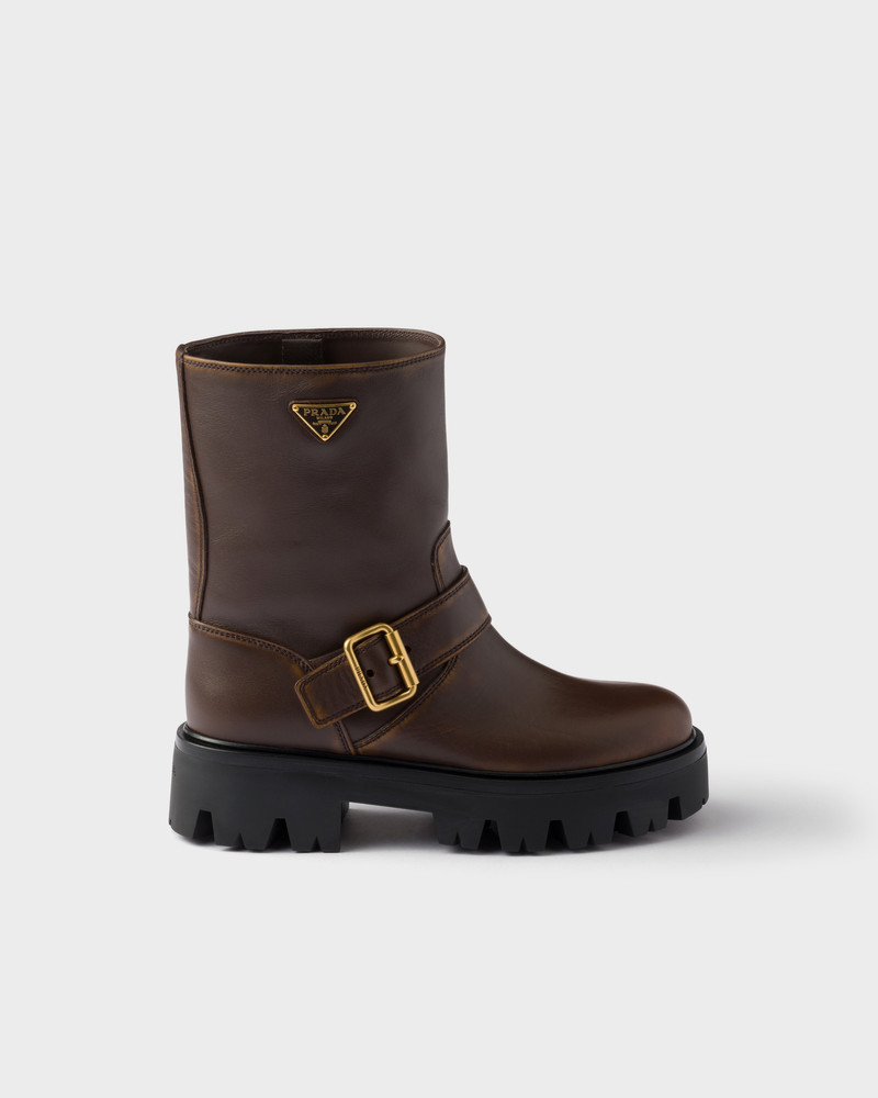 Prada Leather booties outlook