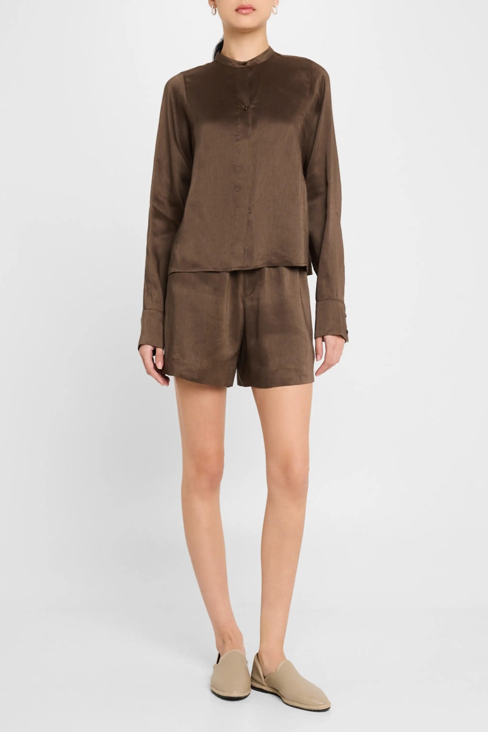Adonia Shorts Deep Taupe - 2