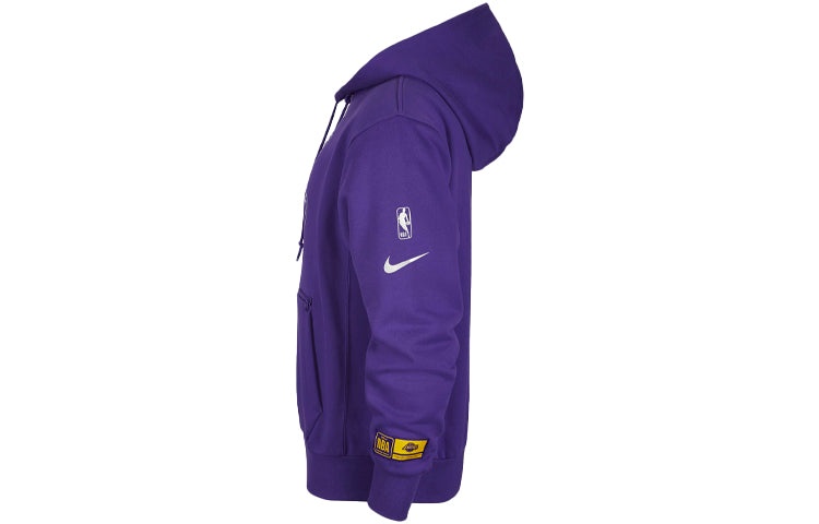 Nike NBA Los Angeles Lakers Courtside Casual Sports Pullover Purple CV4046-504 - 3