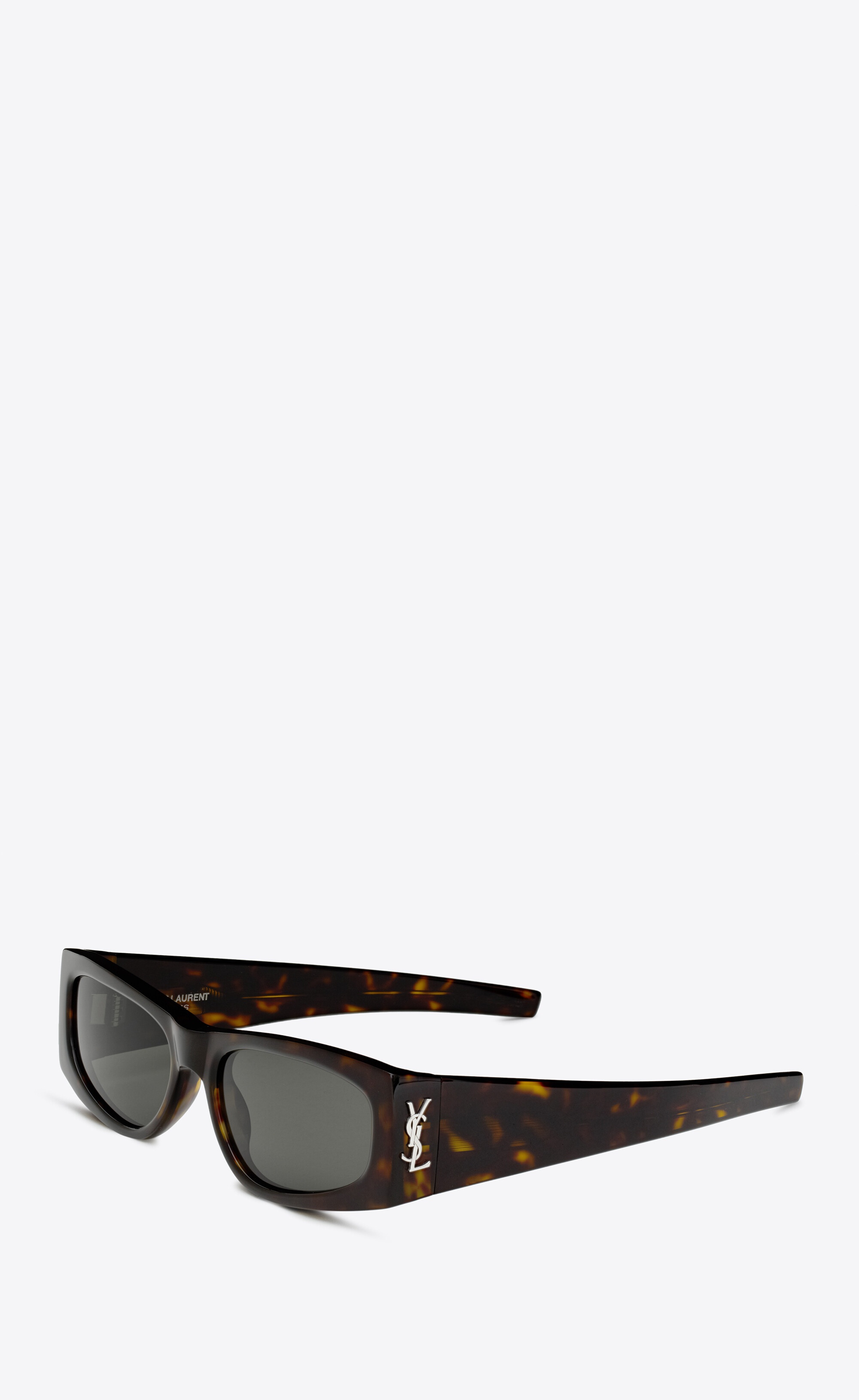 tortoiseshell-effect cat-eye frame sunglasses - 1