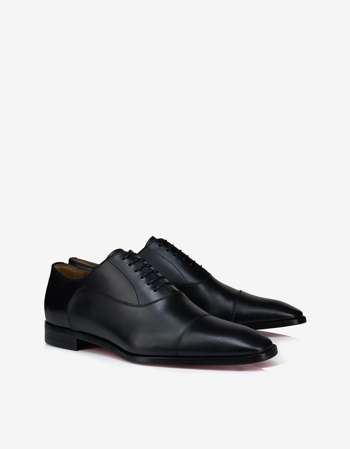Christian Louboutin Greggory Flat Black Oxford Shoes - 1