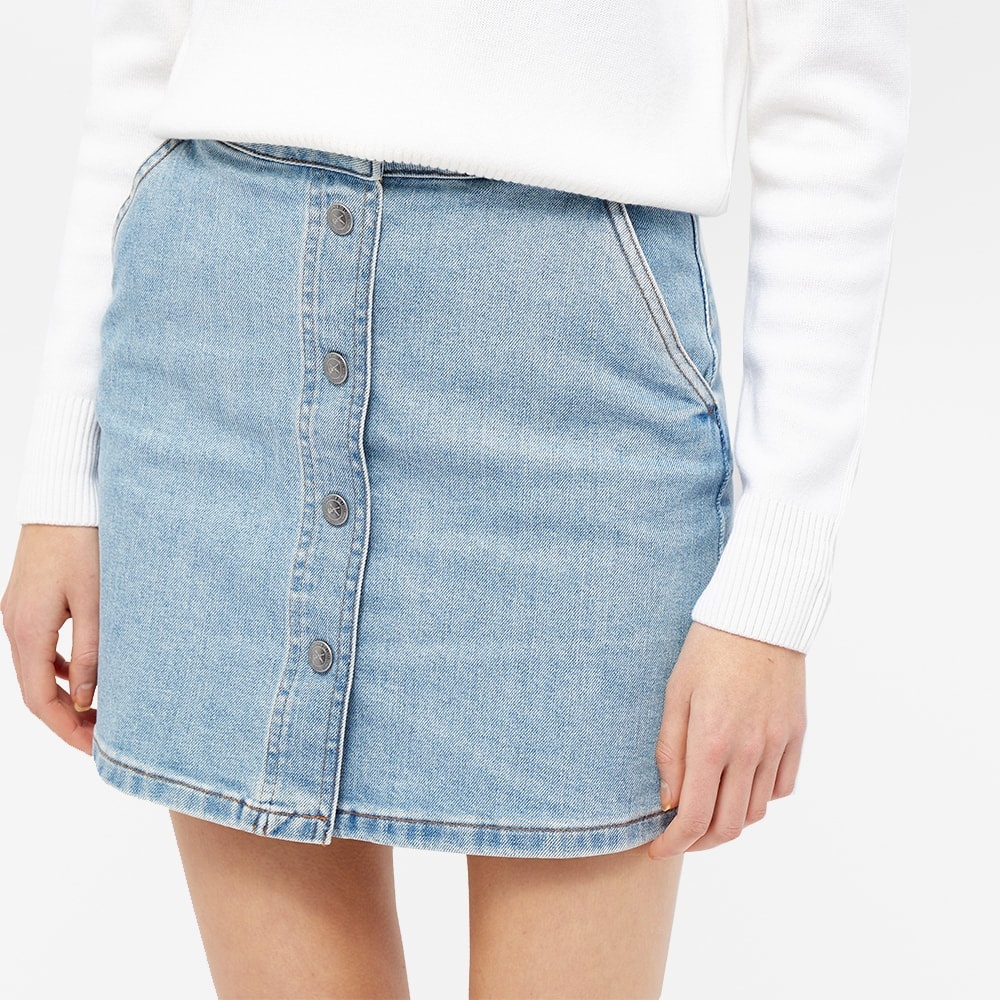 A.P.C｜SKIRTS (Paula Denim Mini Skirt (COFDI F06367 IAL) A.P.C. - Paula denim miniskirt A.P.C.