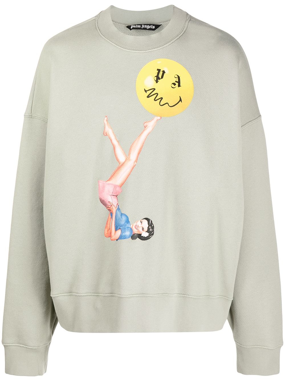 Juggler Pin Up crew-neck sweatshirt - 1