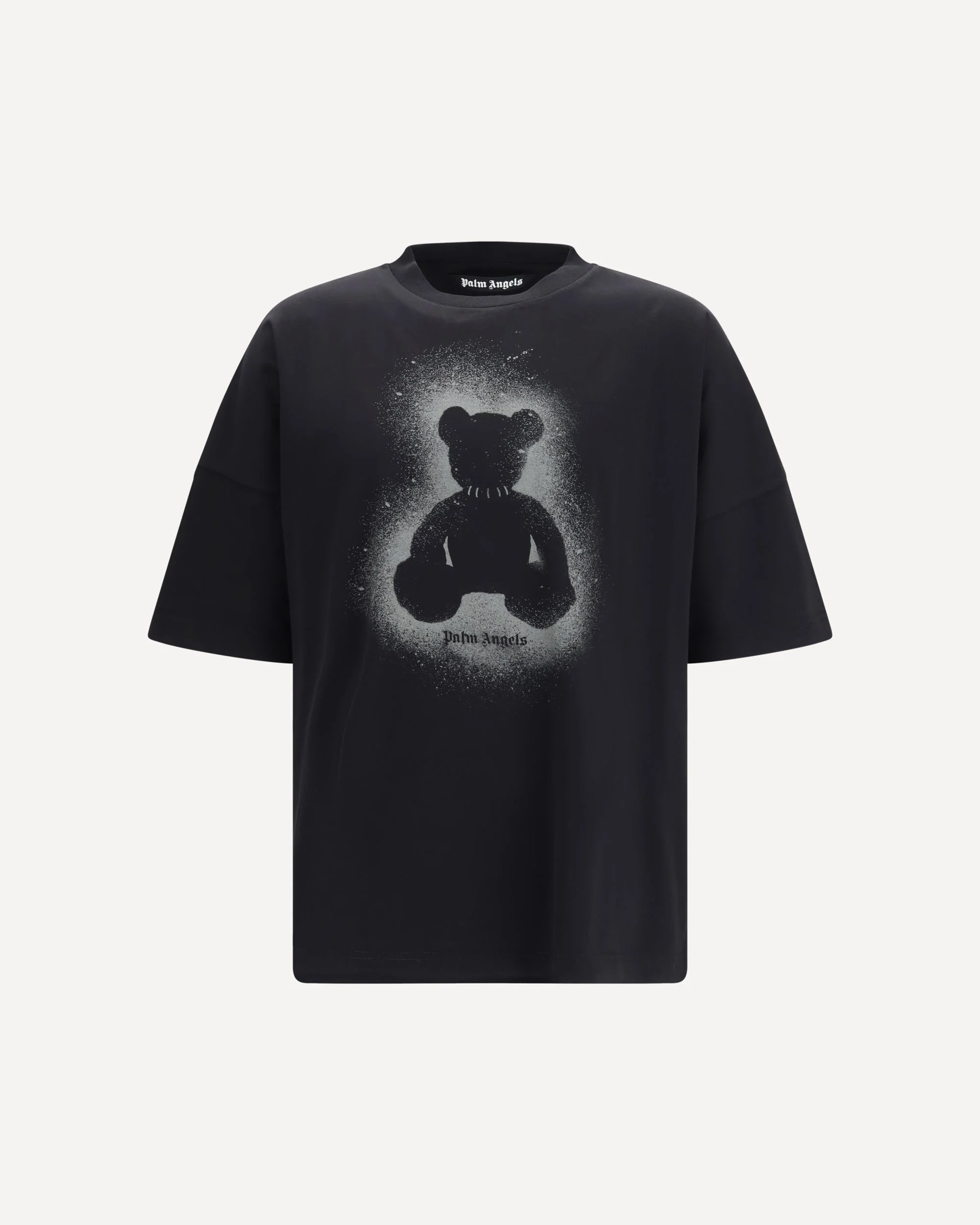 Curved logo cotton T-shirt - 1