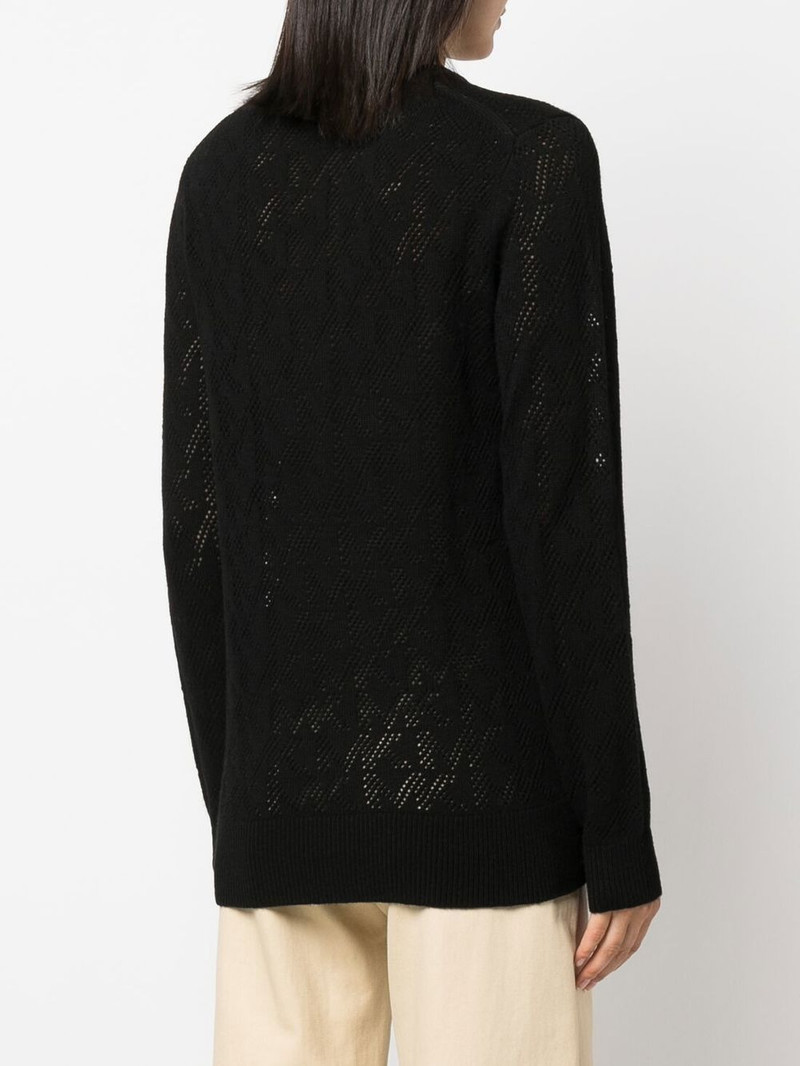 logo-knit long-sleeve jumper 4