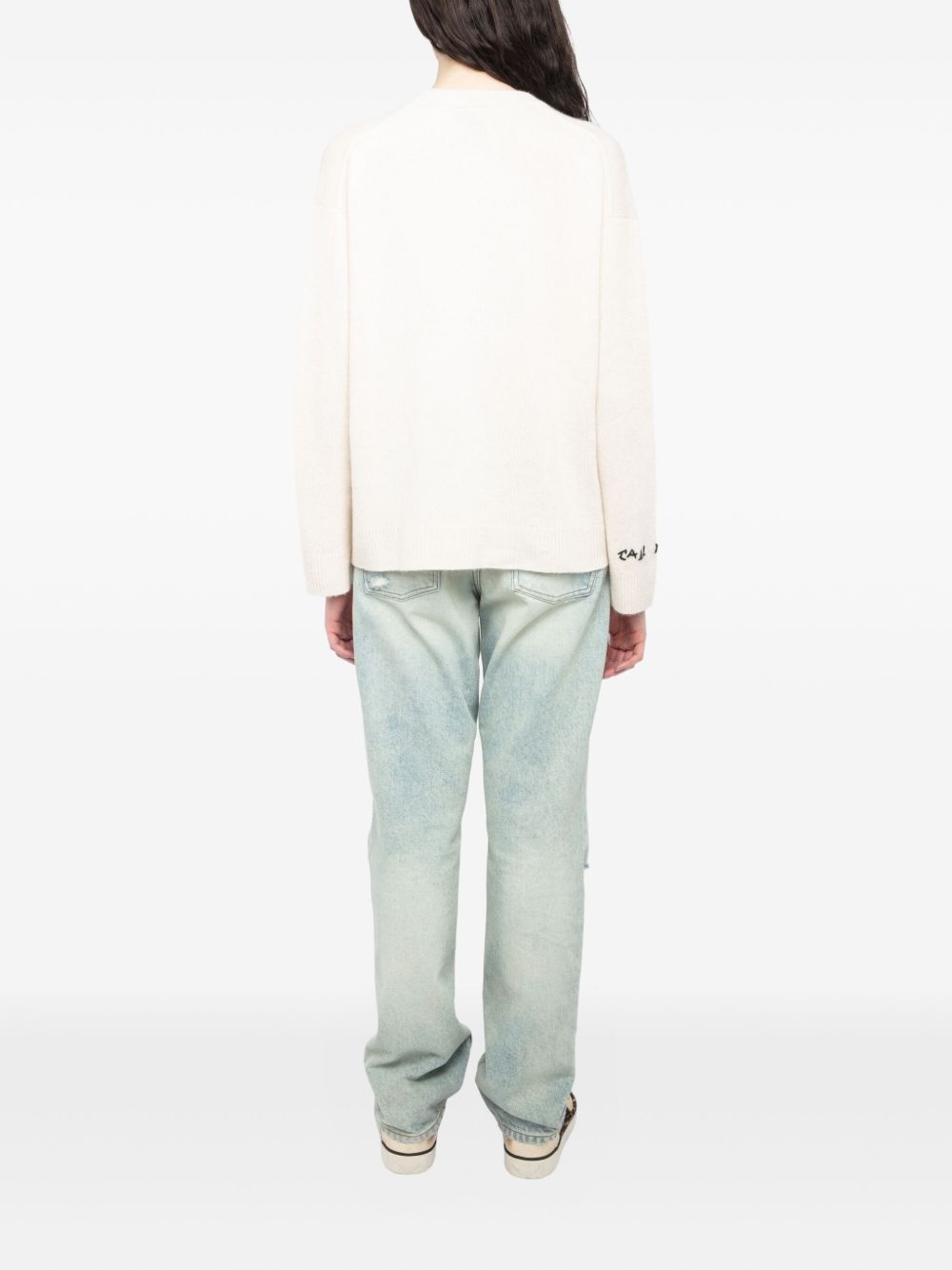 Mikyz embroidered merino jumper - 3