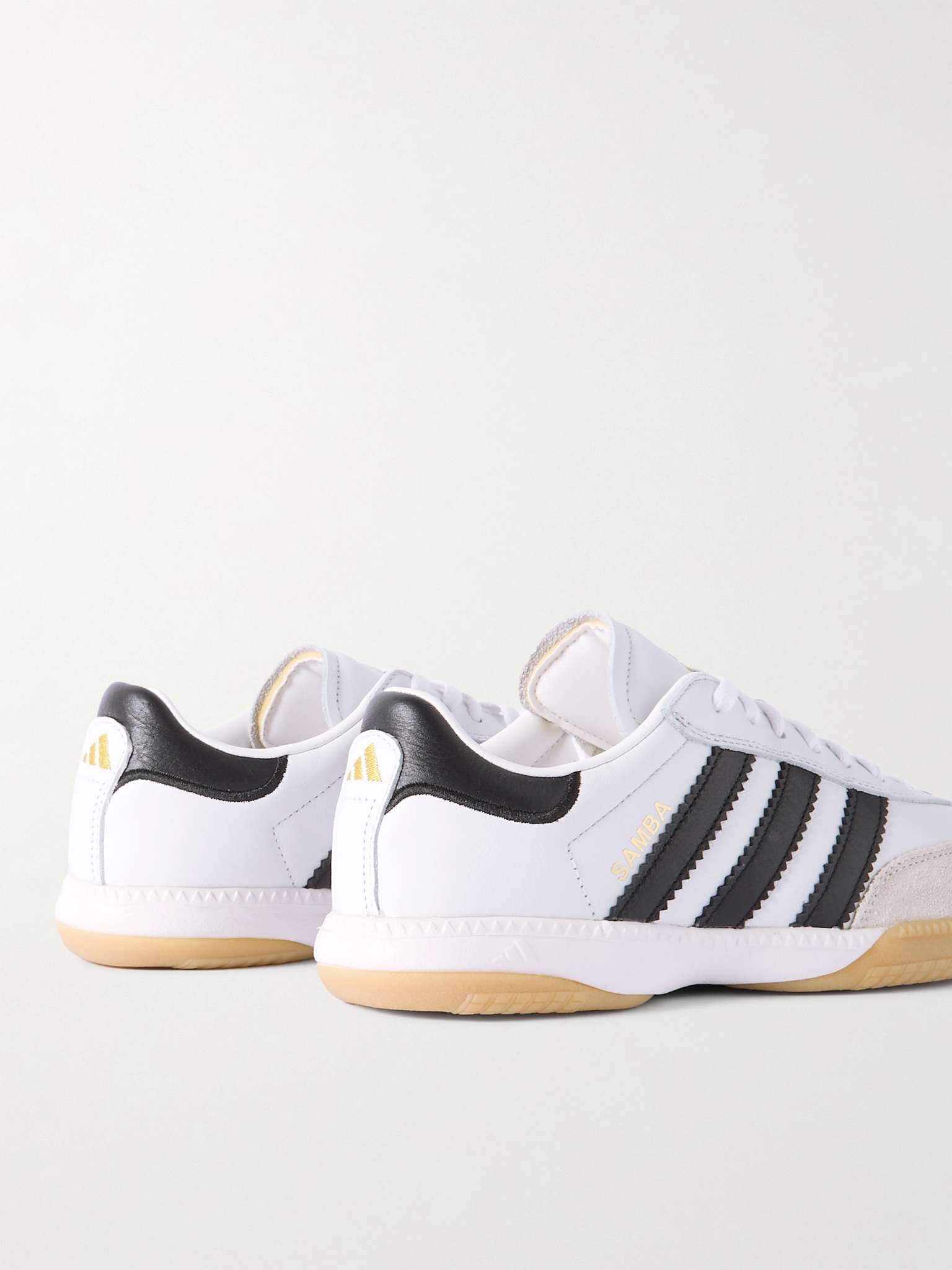 Samba MN Suede-Trimmed Leather Sneakers - 5