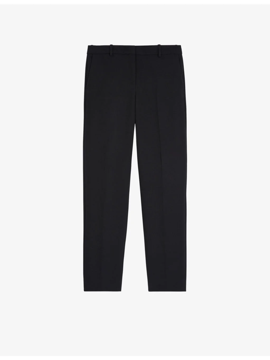 High-rise straight-leg stretch-woven trousers - 1
