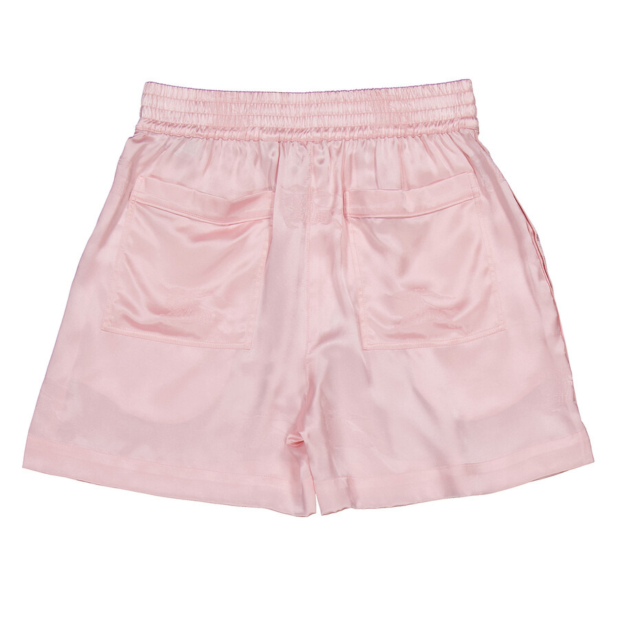 Burberry High Rise Jacquard Silk Shorts - 6
