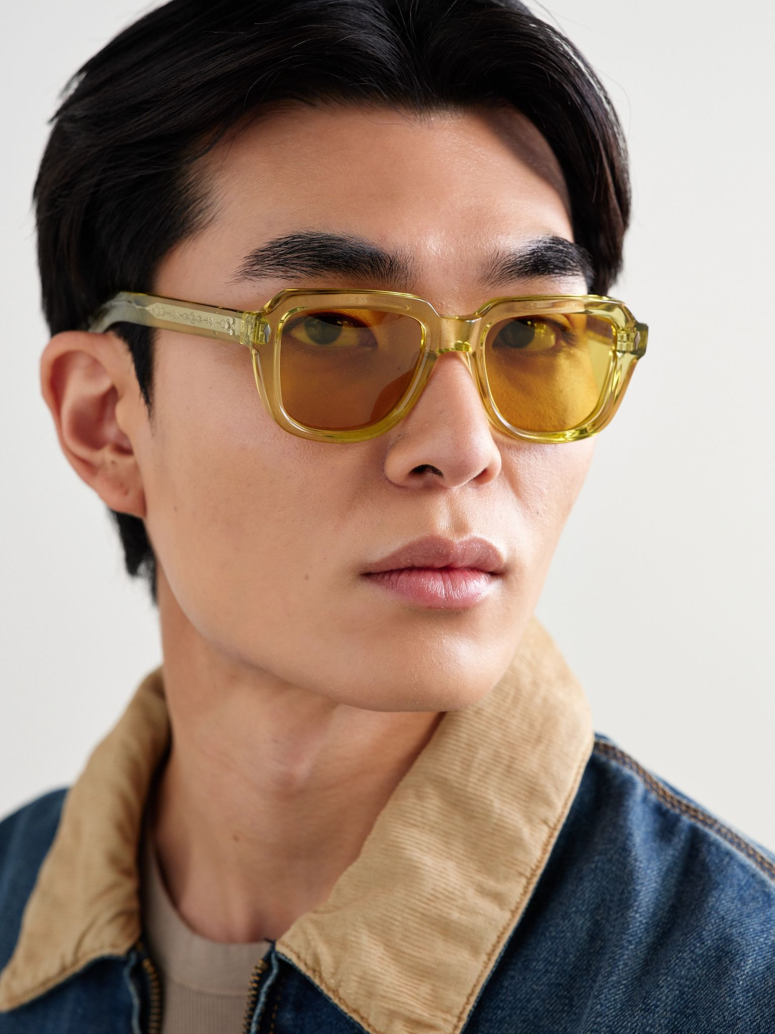 + Hopper Goods Taos Square-Frame Acetate Sunglasses Green - 2