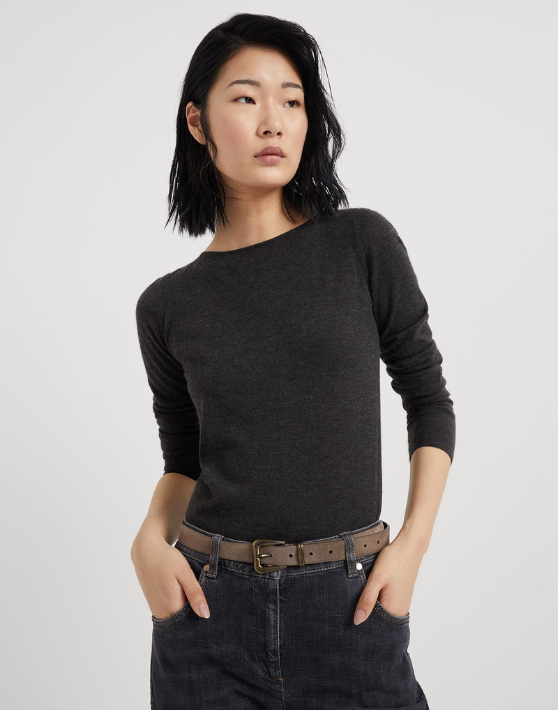 Suede calfskin belt 3