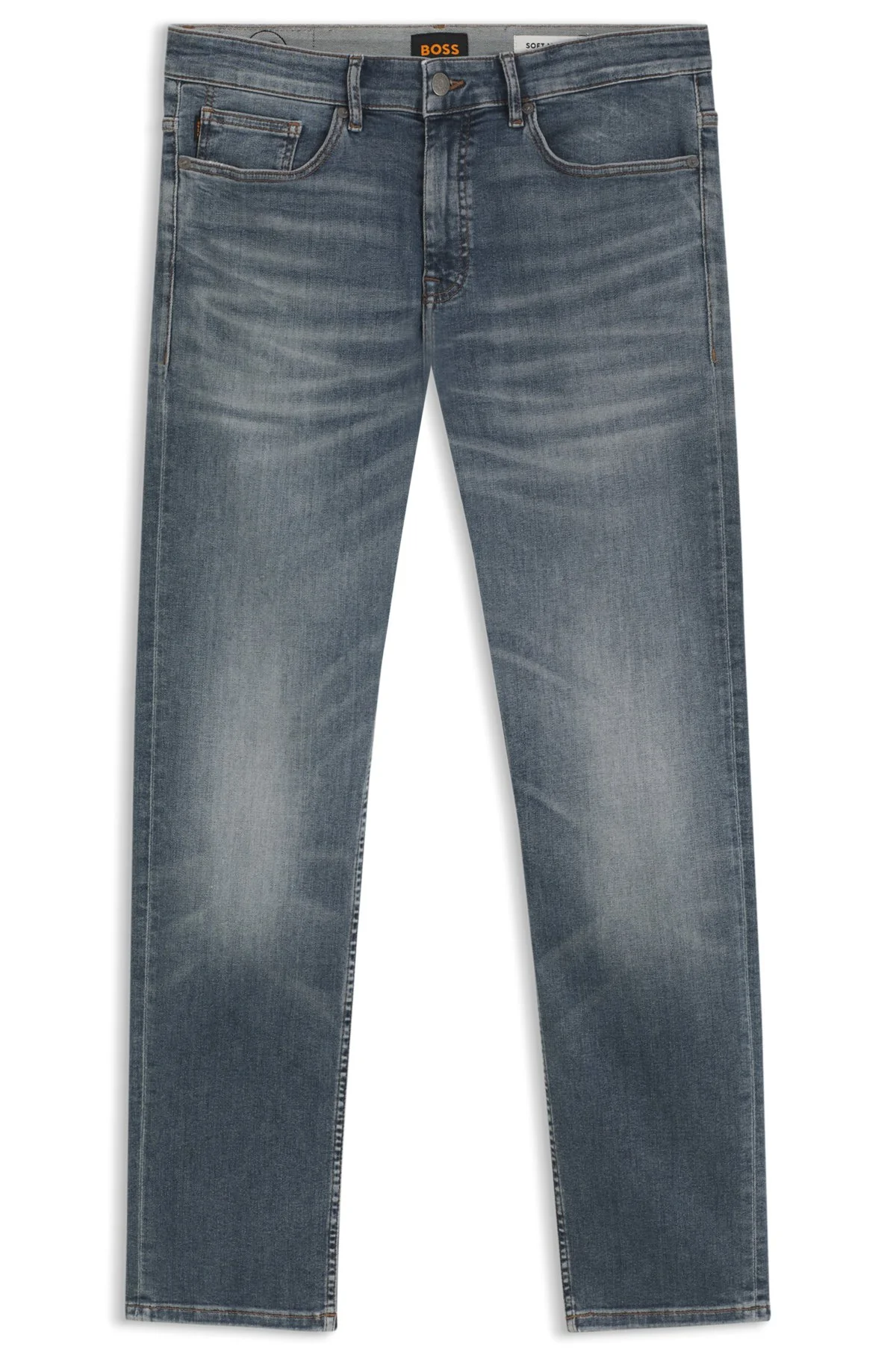 SLIM-FIT JEANS IN STRETCH-COTTON DENIM - 1