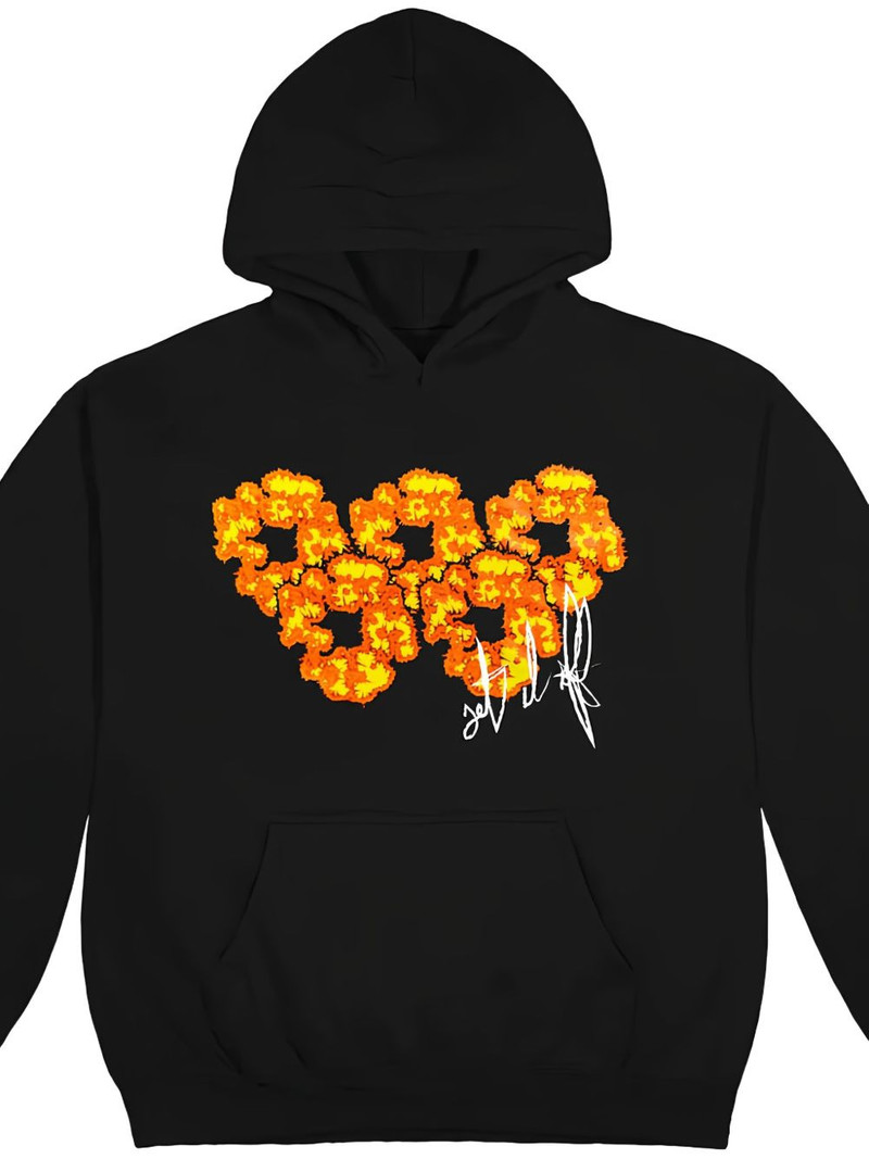 DENIM TEARS x Offset 5 rings graphic hoodie outlook