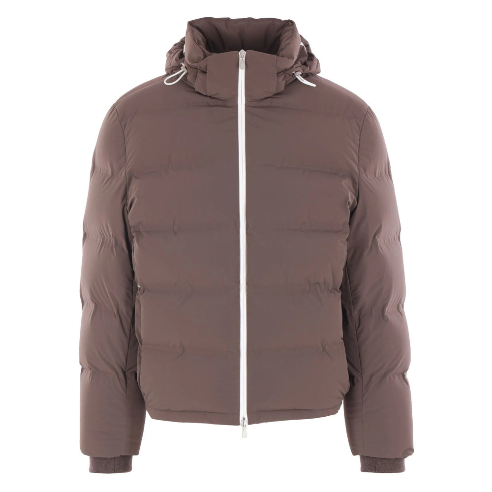 Brunello Cucinelli Brown Jackets - Padded & Down Jackets Men - 1