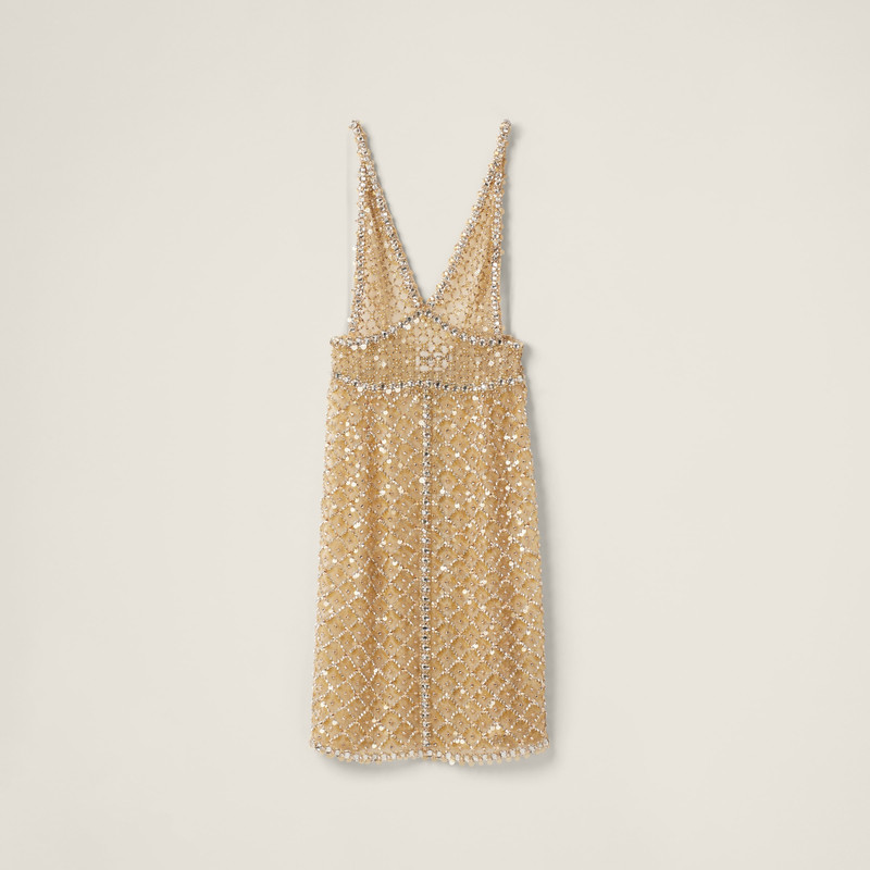 Embroidered organza dress 1