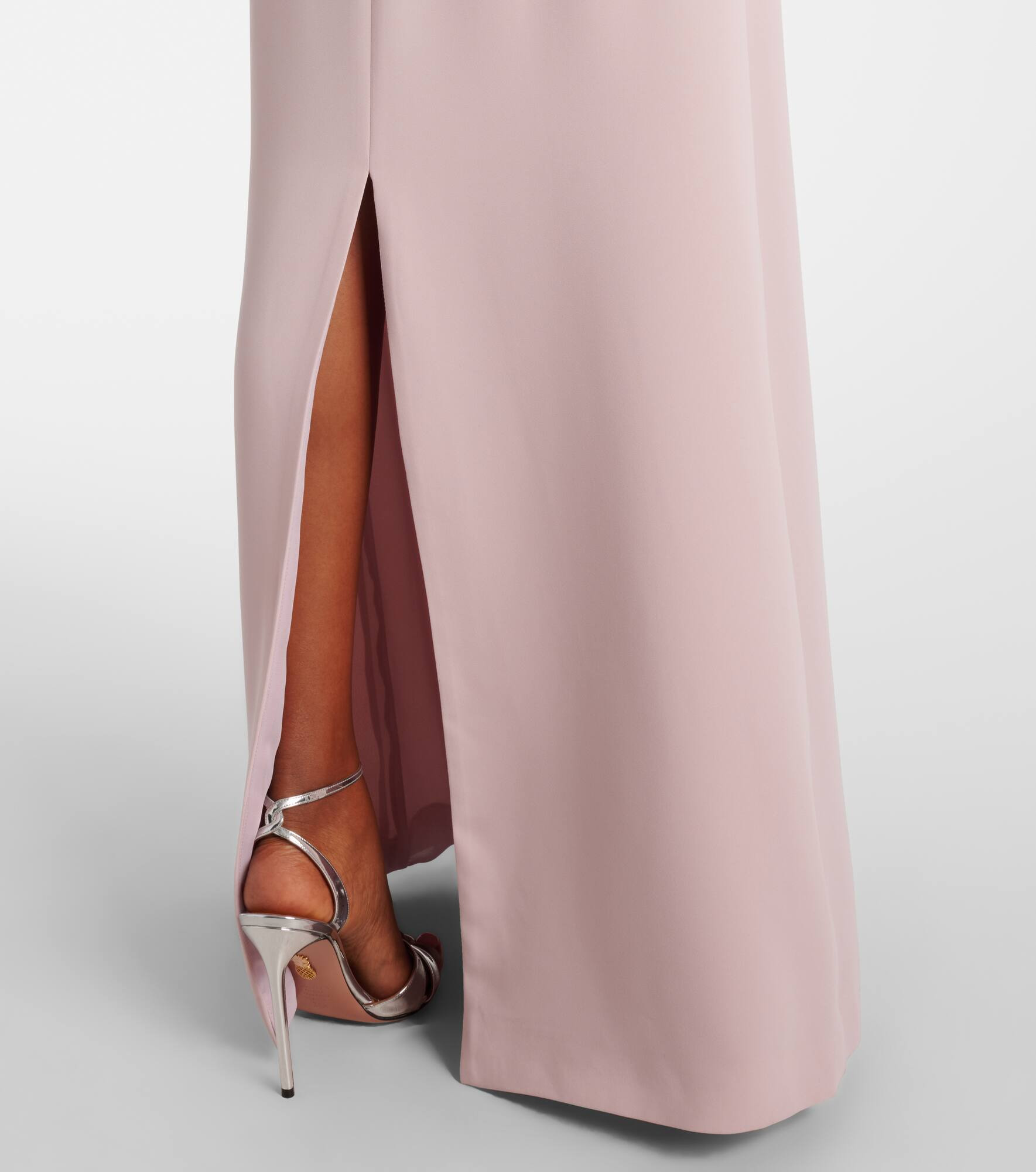 Crystal-embellished caped gown - 6
