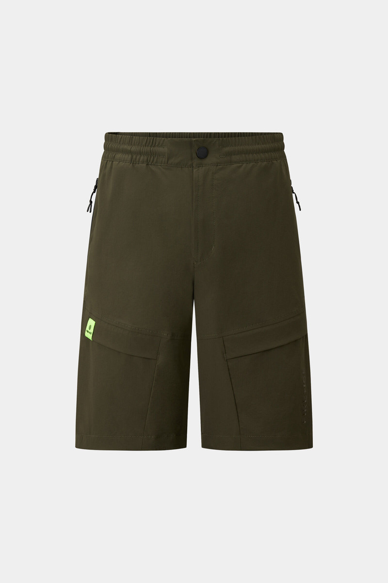 Caleb functional shorts in Olive green 1