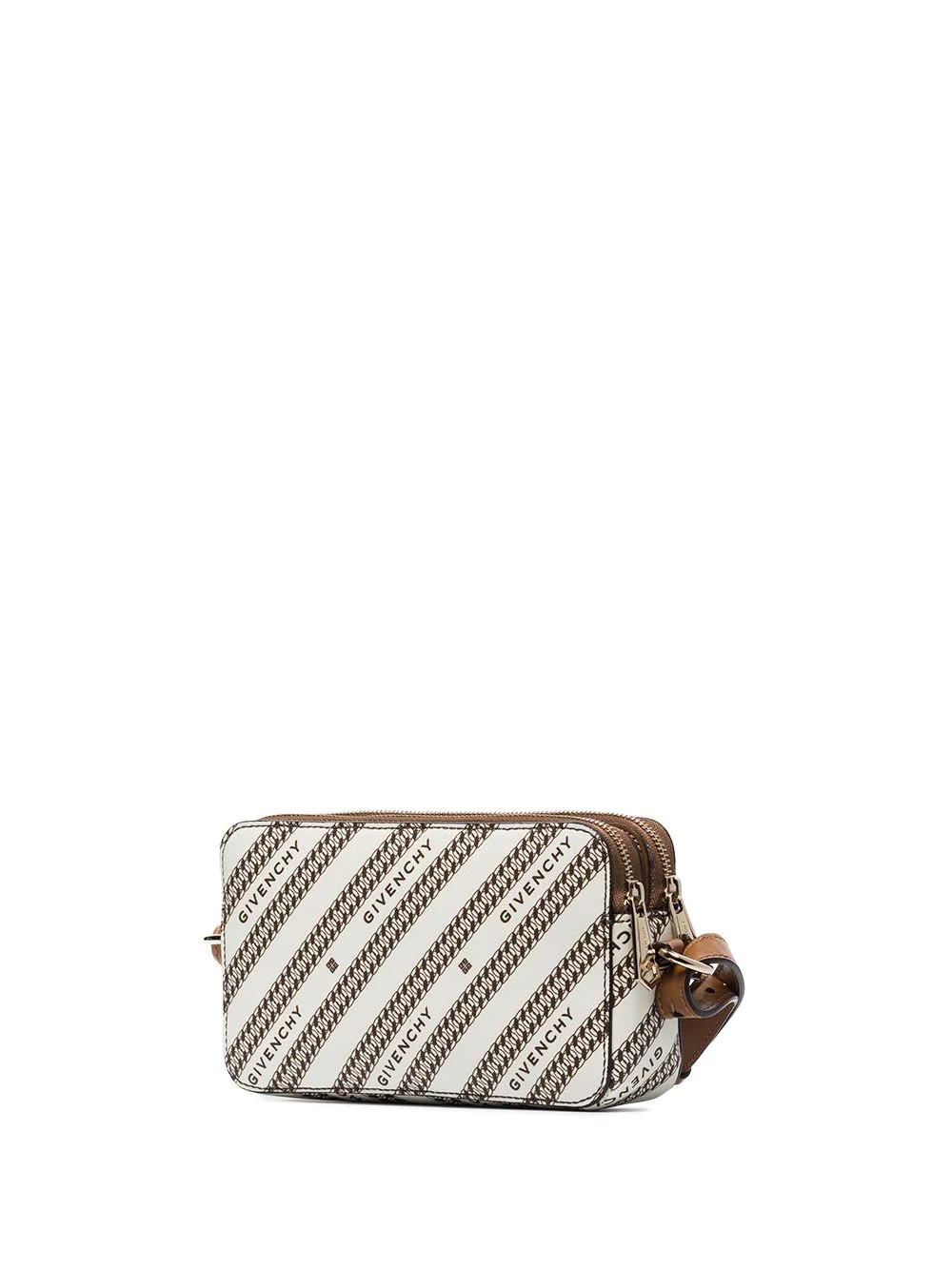 logo stripe crossbody bag - 3