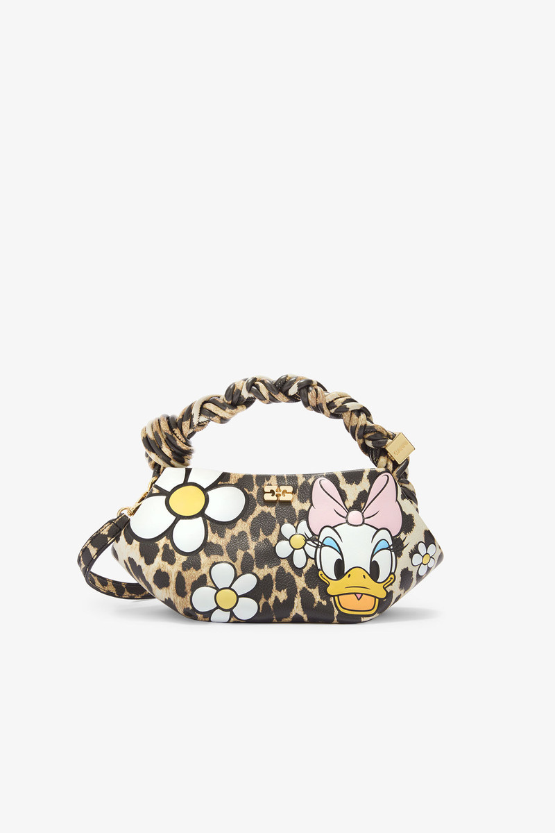 GANNI X DISNEY DAISY DUCK LEOPARD MINI BOU BAG 1