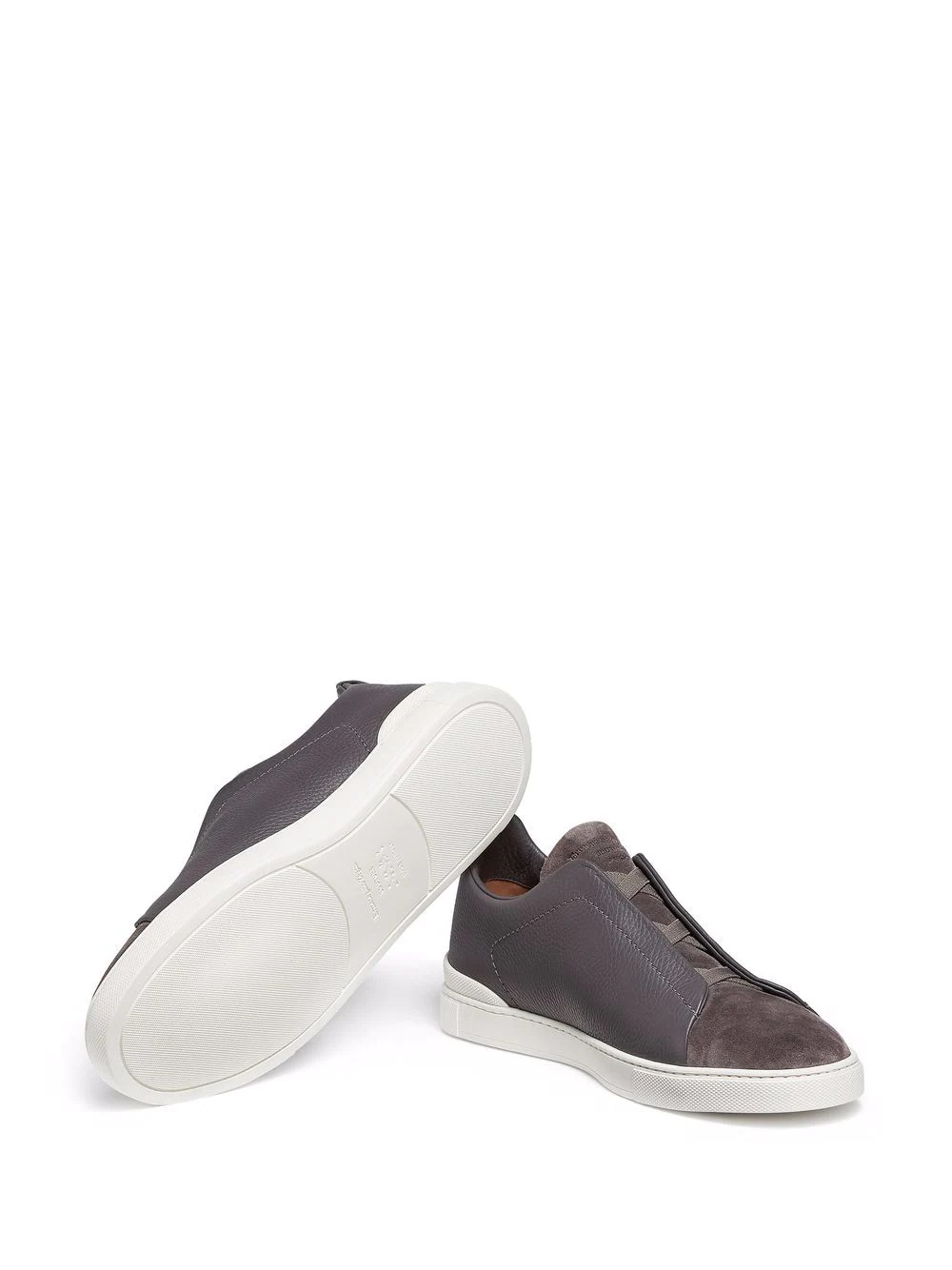 elasticated slip-on trainers - 7